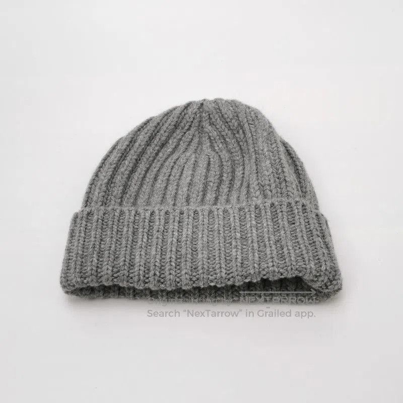 Prada Prada Triangle Logo Gray Beanie Hat. Size ONE SIZE - 3 Thumbnail