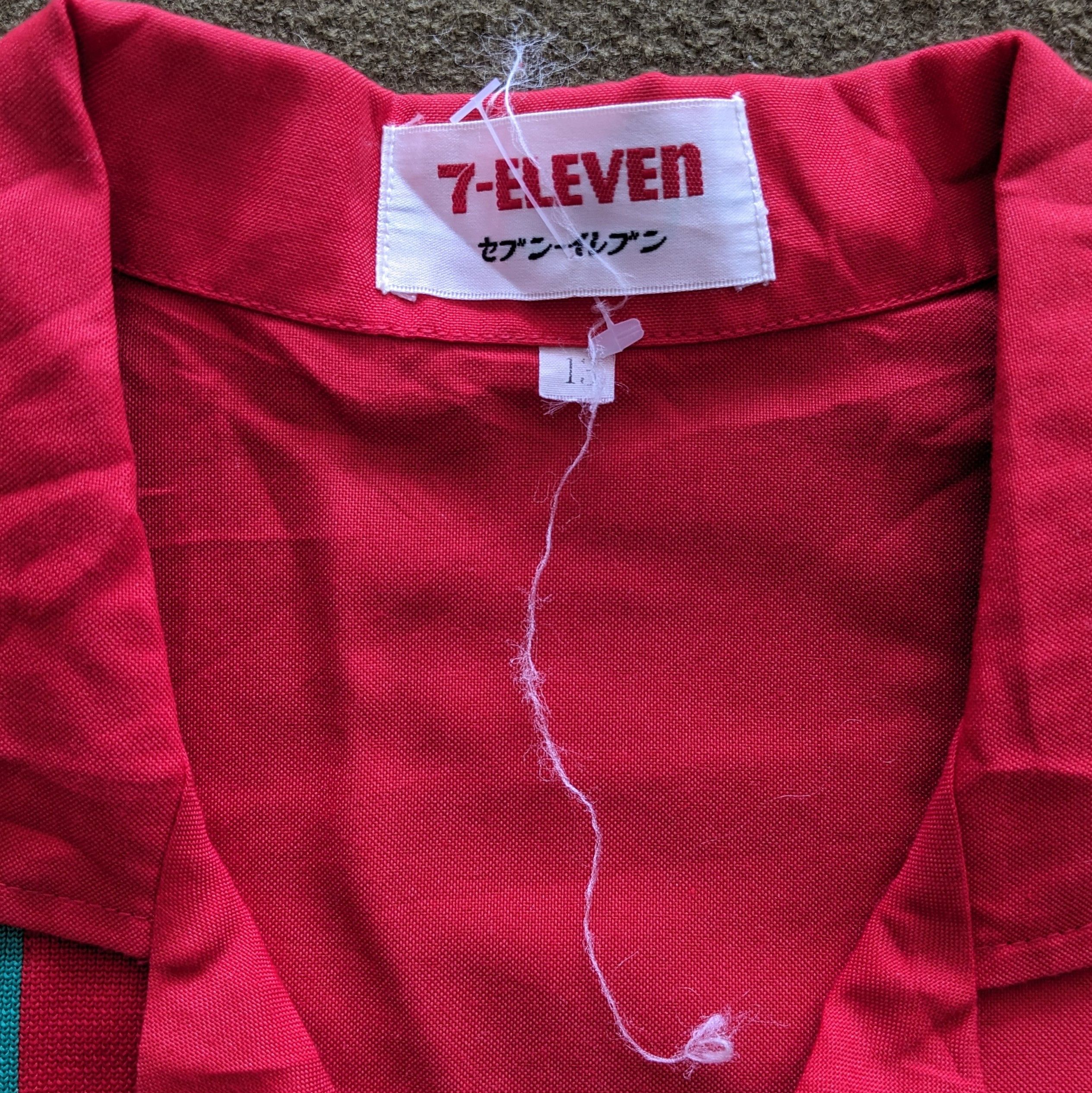 Japanese Brand Vintage 7 ELEVEN Uniform Workers Shirts Size US L / EU 52-54 / 3 - 4 Thumbnail