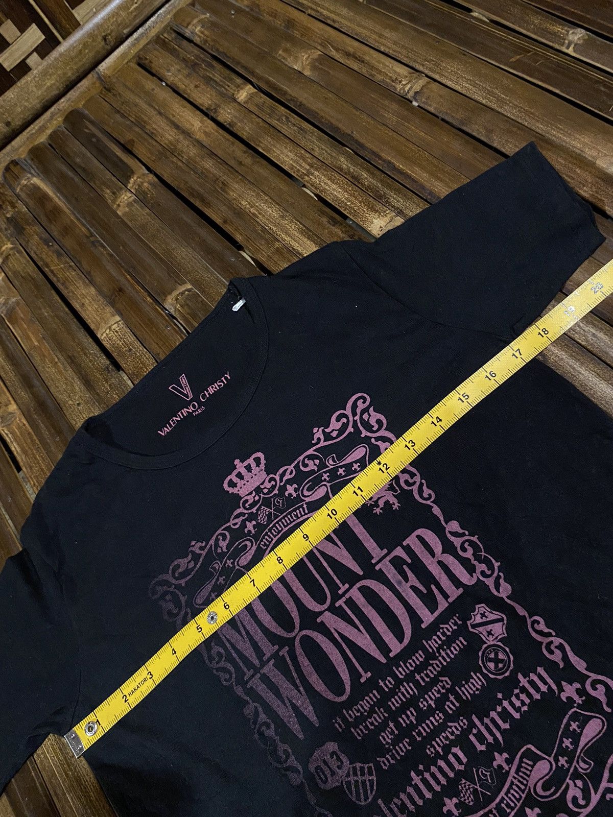 Japanese Brand VALENTINO CHRISTY PARIS TSHIRT Size S / US 4 / IT 40 - 6 Thumbnail