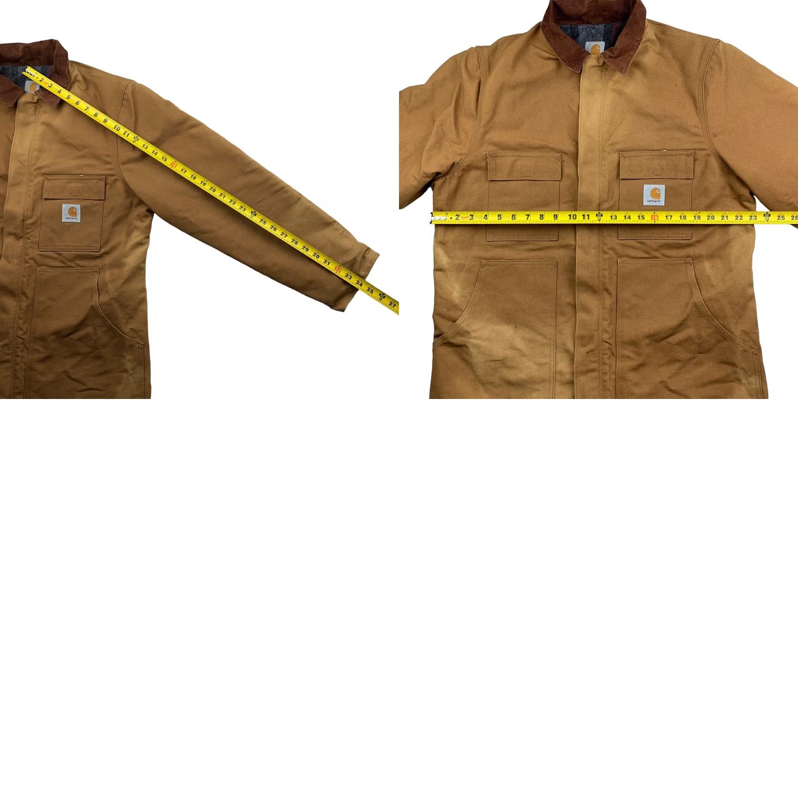 Carhartt VINTAGE Carhartt Men's Detroit Blanket Liner Duck Canvas Jacket Khaki/Tan Size 42 Size US XS / EU 42 / 0 - 8 Thumbnail