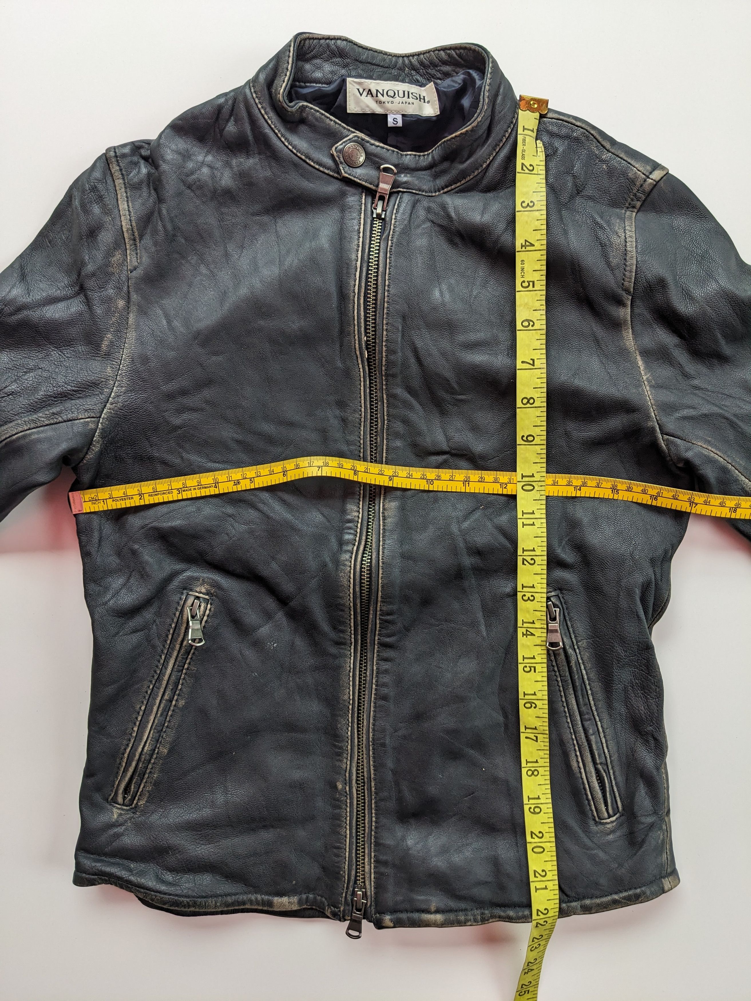 Genuine Leather × Vanquish Vanquish motorcycle leather jacket Size US S / EU 44-46 / 1 - 5 Thumbnail