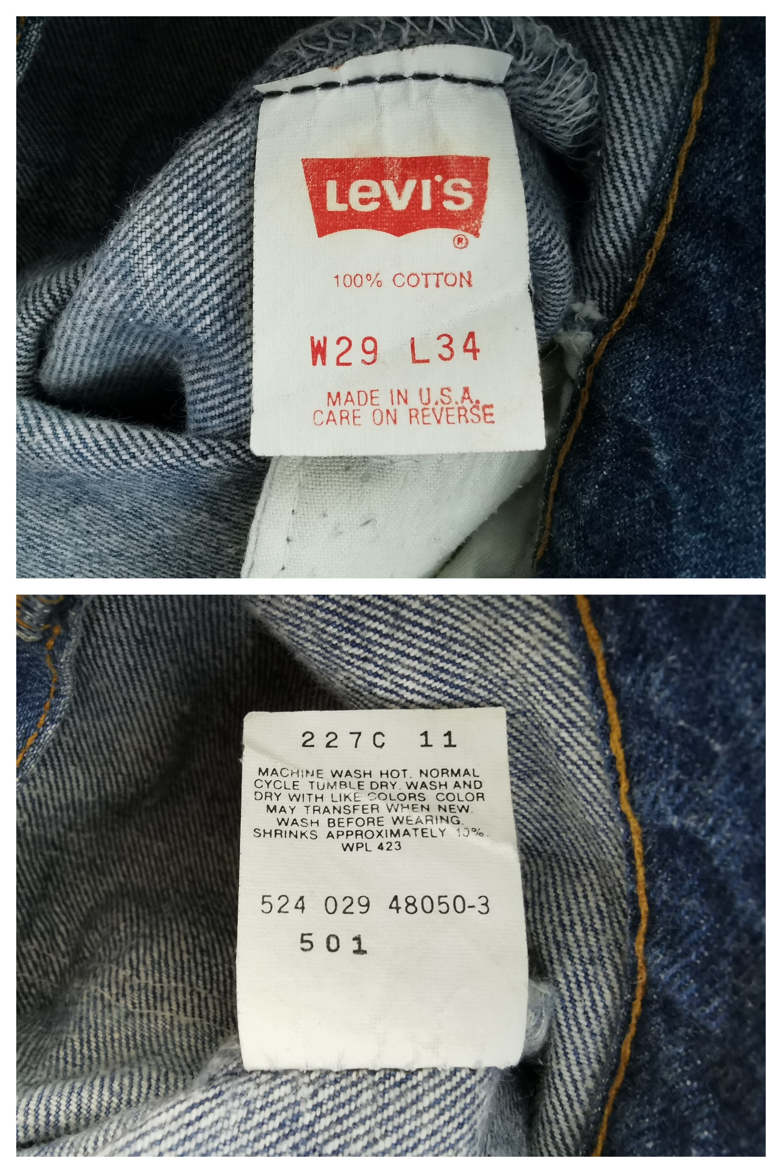 Levi's Vintage Levis Lot 501 Denim Jeans Pants Made In USA Size 34 Size US 34 / EU 50 - 7 Thumbnail