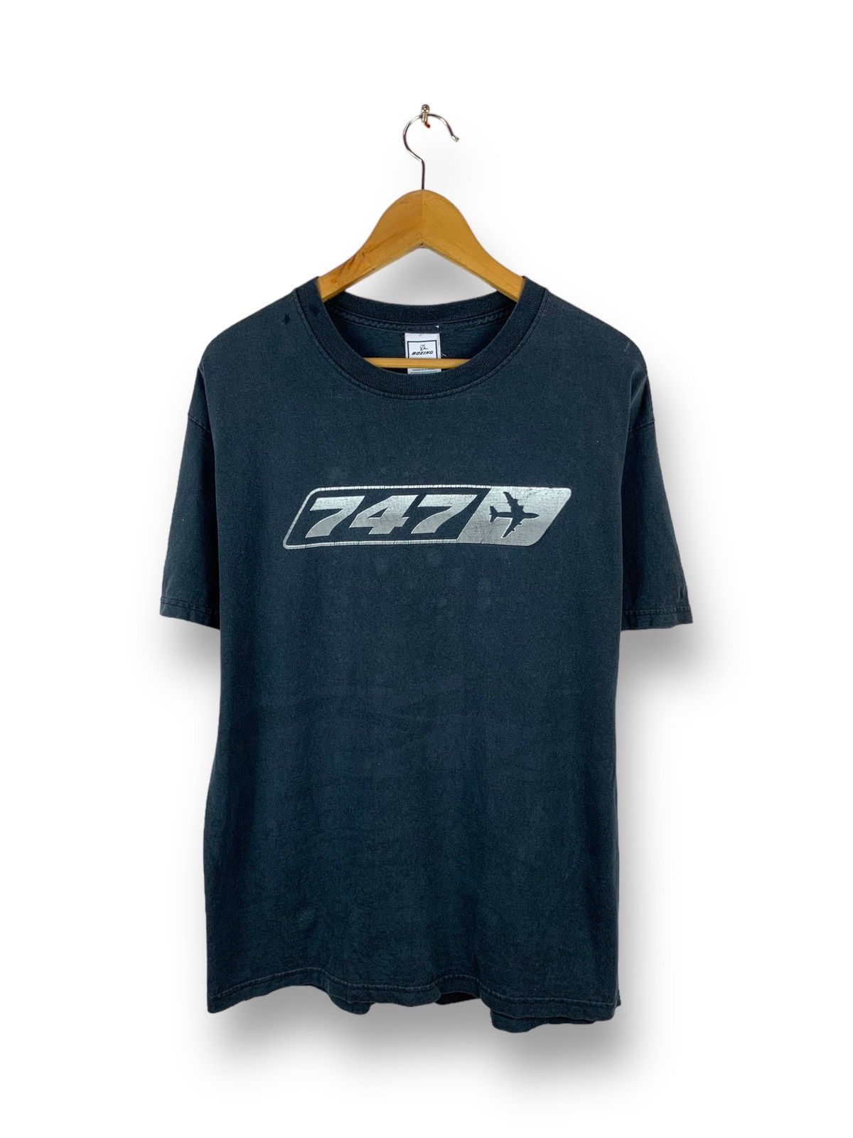 Vintage Rare! Vintage Y2K Boeing 747 Planes Promo Tee Size US L / EU 52-54 / 3 - 1 Thumbnail