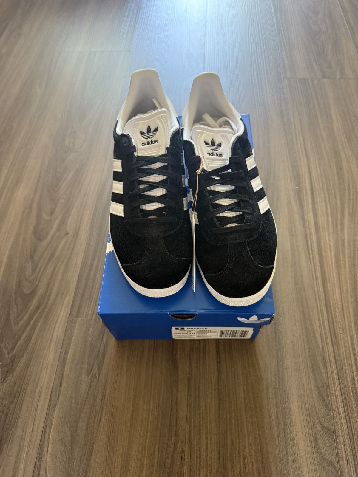 Adidas Adidas Gazelle Black White Gold Metallic Men’s Size 9 Suede Size US 9 / EU 42 - 1 Thumbnail