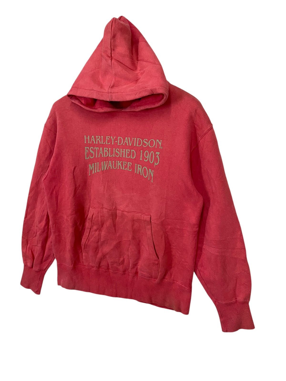 Harley Davidson × Vintage Vintage harley davidson milwaukee iron hoodie Size US L / EU 52-54 / 3 - 3 Thumbnail
