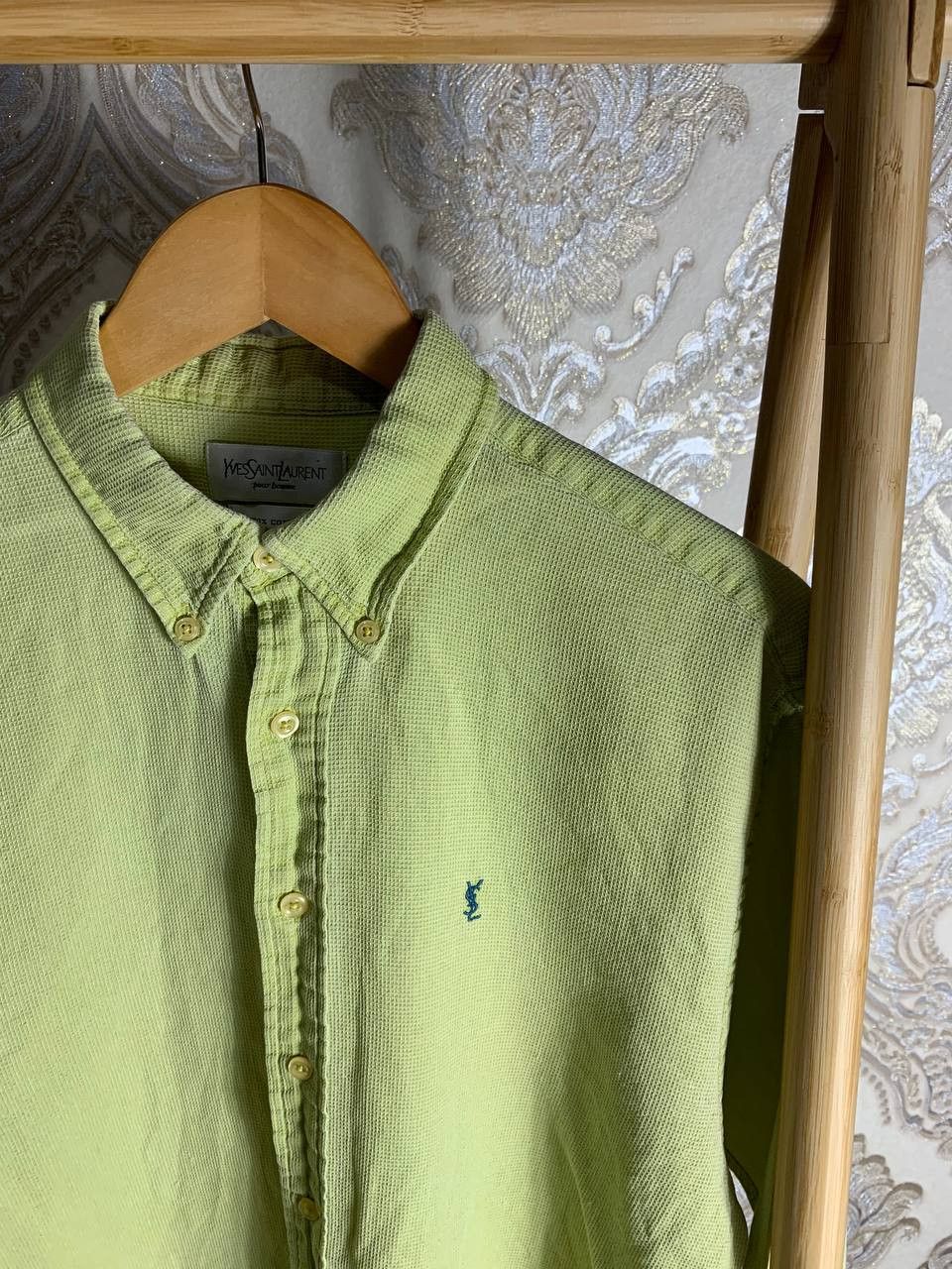 Saint Laurent Paris Vintage YVES Saint Laurent Retro Designer Shirt Y2K 90s Size US M / EU 48-50 / 2 - 3 Thumbnail