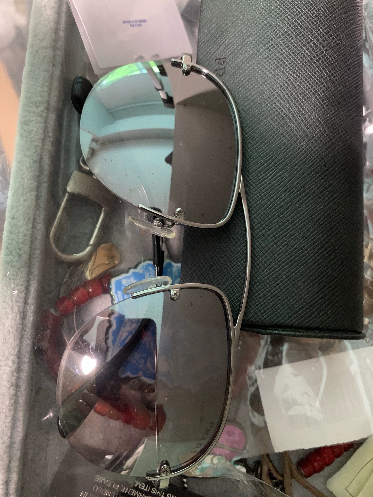 Prada Prada Sunglasses Worn Once Case No Card/Cloth Size ONE SIZE - 1 Thumbnail