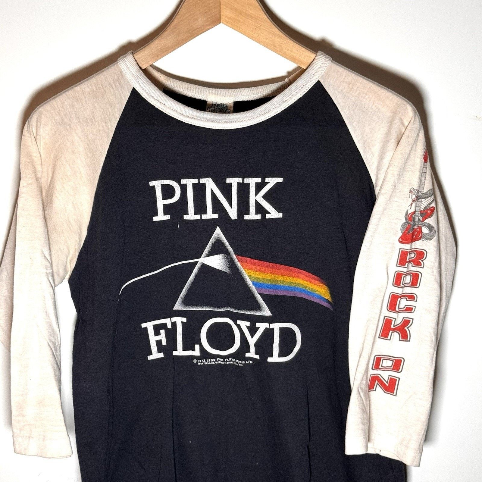 Significant Other Pink Floyd Dark Side of the Moon Raglan T-Shirt Women’s S Size S / US 4 / IT 40 - 2 Thumbnail
