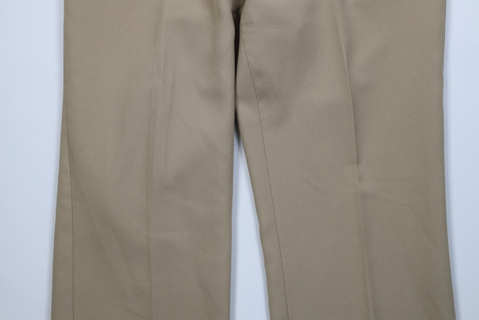 Vintage Vintage 70s Streetwear Flared Wide Leg Chino Pants Beige USA Size US 38 / EU 54 - 3 Thumbnail