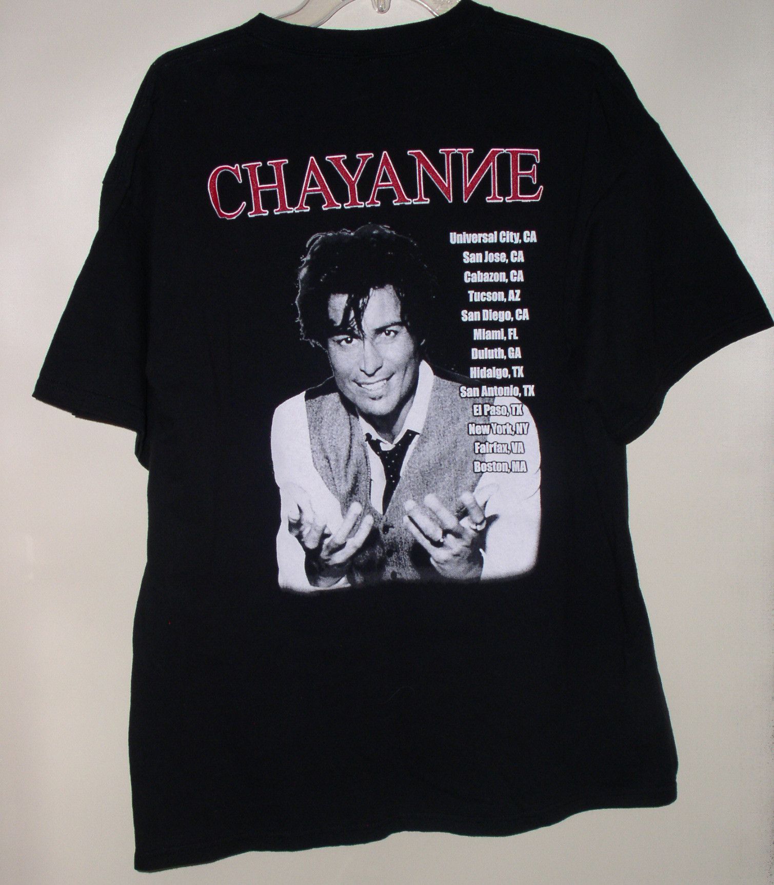 Vintage Chayanne Concert Tour T Shirt Vintage 2007 Latin Pop Size US XL / EU 56 / 4 - 2 Thumbnail