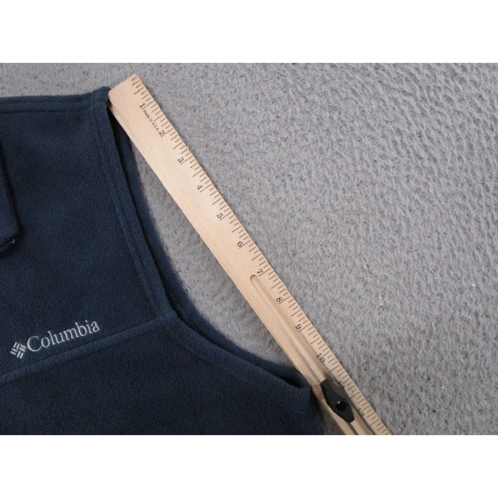 Vintage Columbia Vest Navy Blue Fleece Full Zip Size S Regular Size US S / EU 44-46 / 1 - 7 Thumbnail