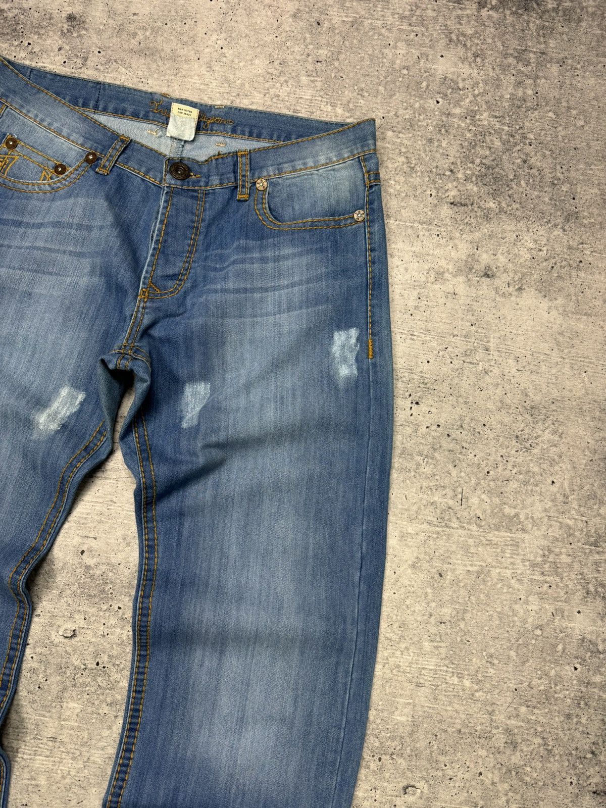 True Religion Vintage True Religion Y2K Knit Stonewashed Jeans Pants USA Size US 36 / EU 52 - 6 Thumbnail