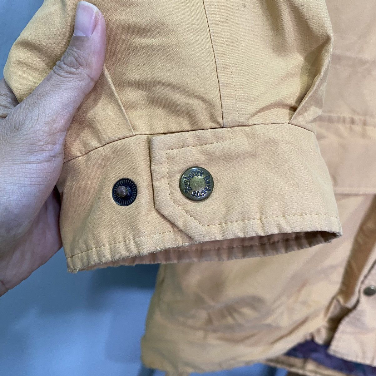Burberry Vintage 90s Burberrys London Hooded Field Jacket - Tan Size US L / EU 52-54 / 3 - 6 Thumbnail
