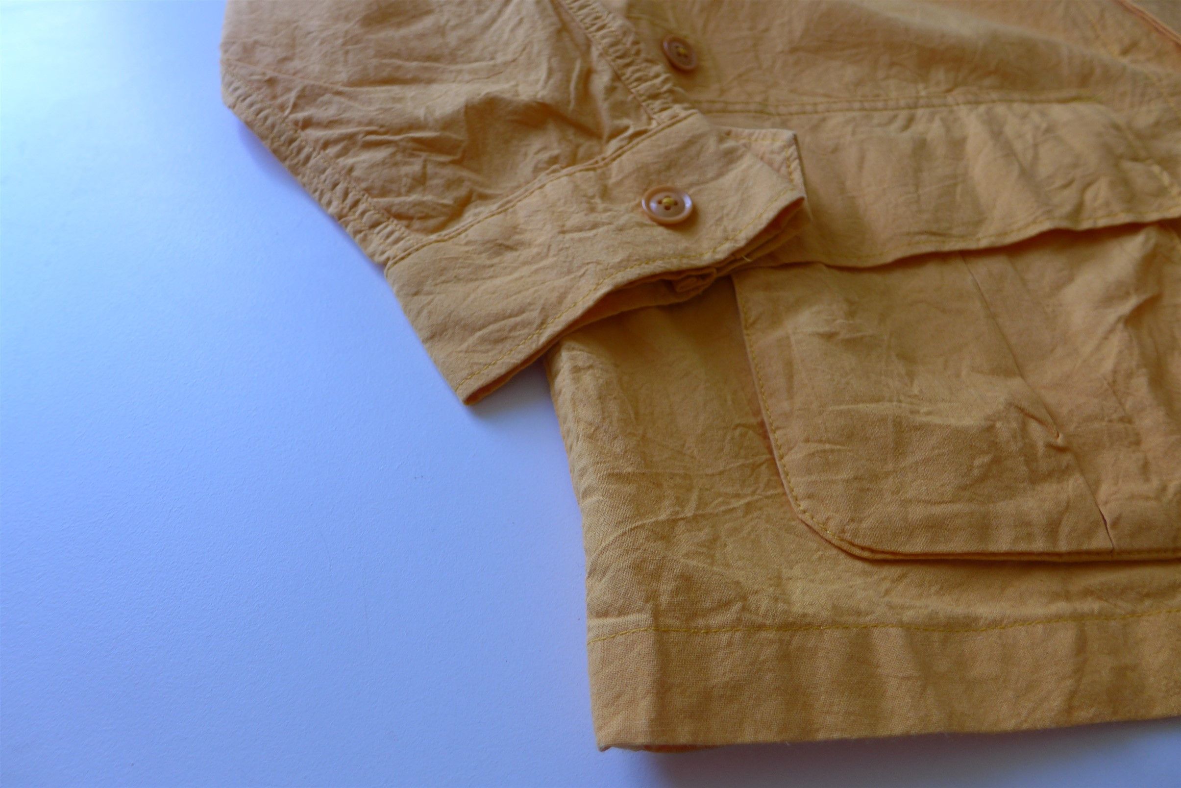 Engineered Garments Engineered Garments Jungle Fatigue Jacket - Yellow Cotton Size US S / EU 44-46 / 1 - 5 Thumbnail
