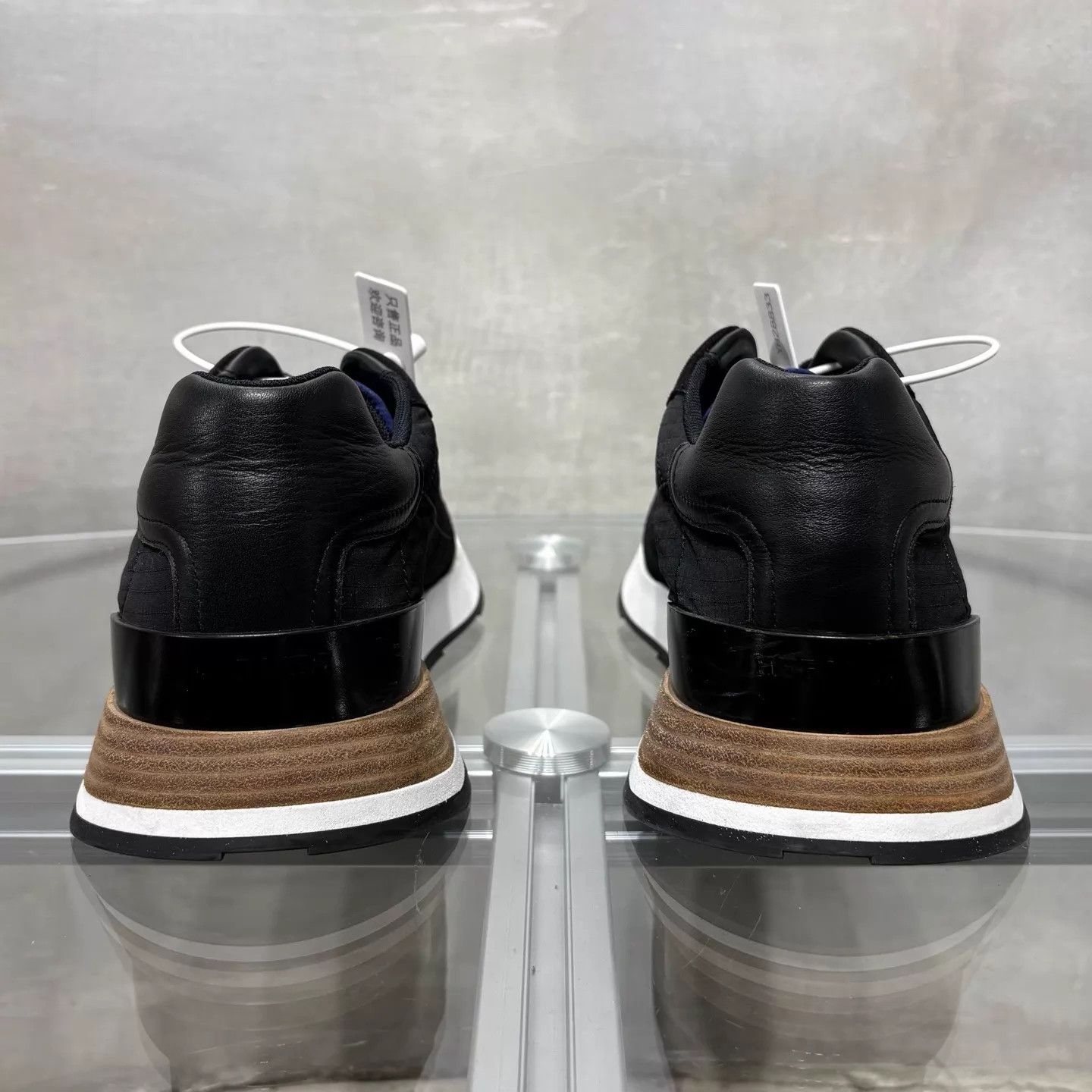 Hermes Hermes Drive Calfskin Sneakers Black Size 41 Size US 8 / EU 41 - 6 Thumbnail