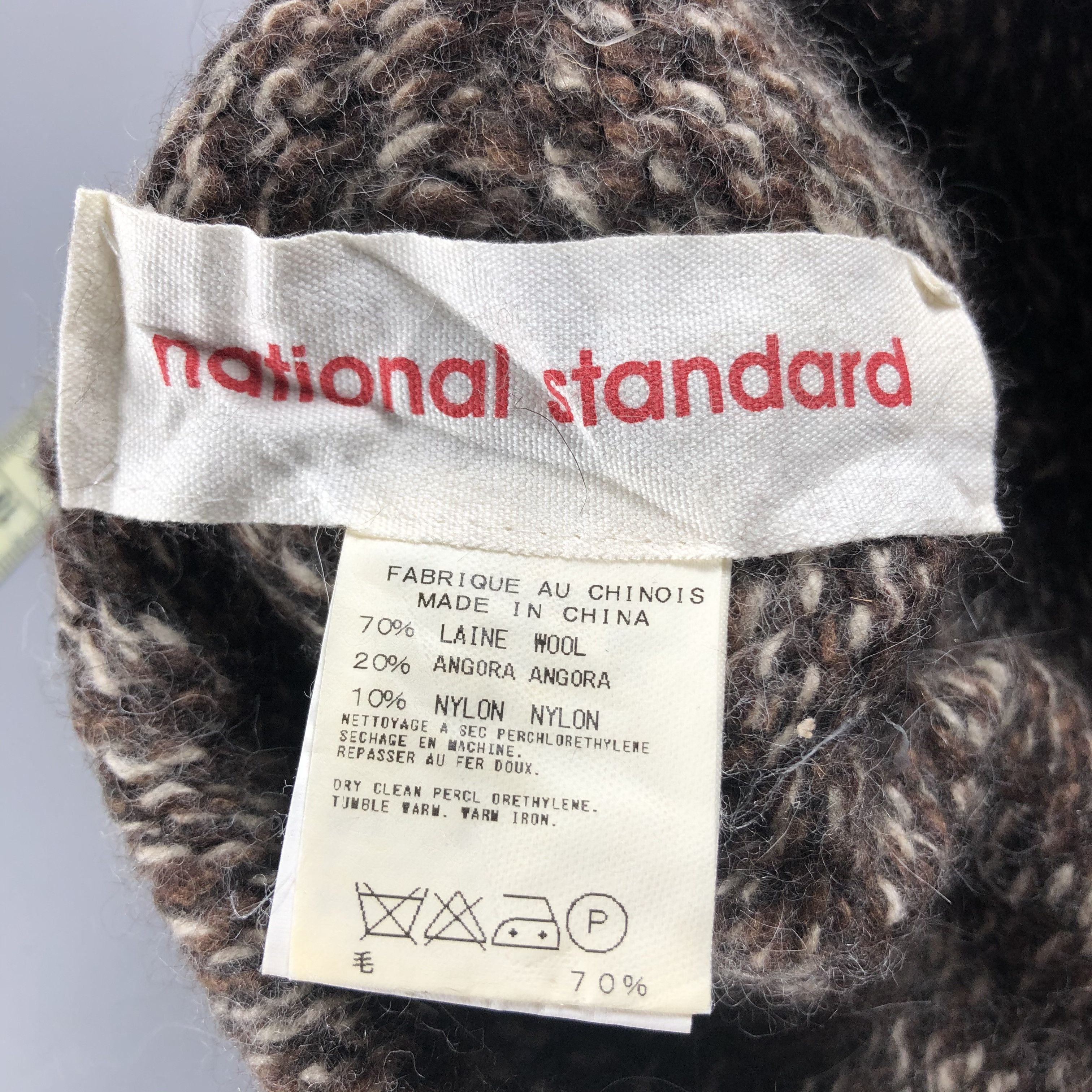 National Standard × Vintage National Standard Fisherman Beanie Snow Hat Snow Cap -D130 Size ONE SIZE - 4 Thumbnail