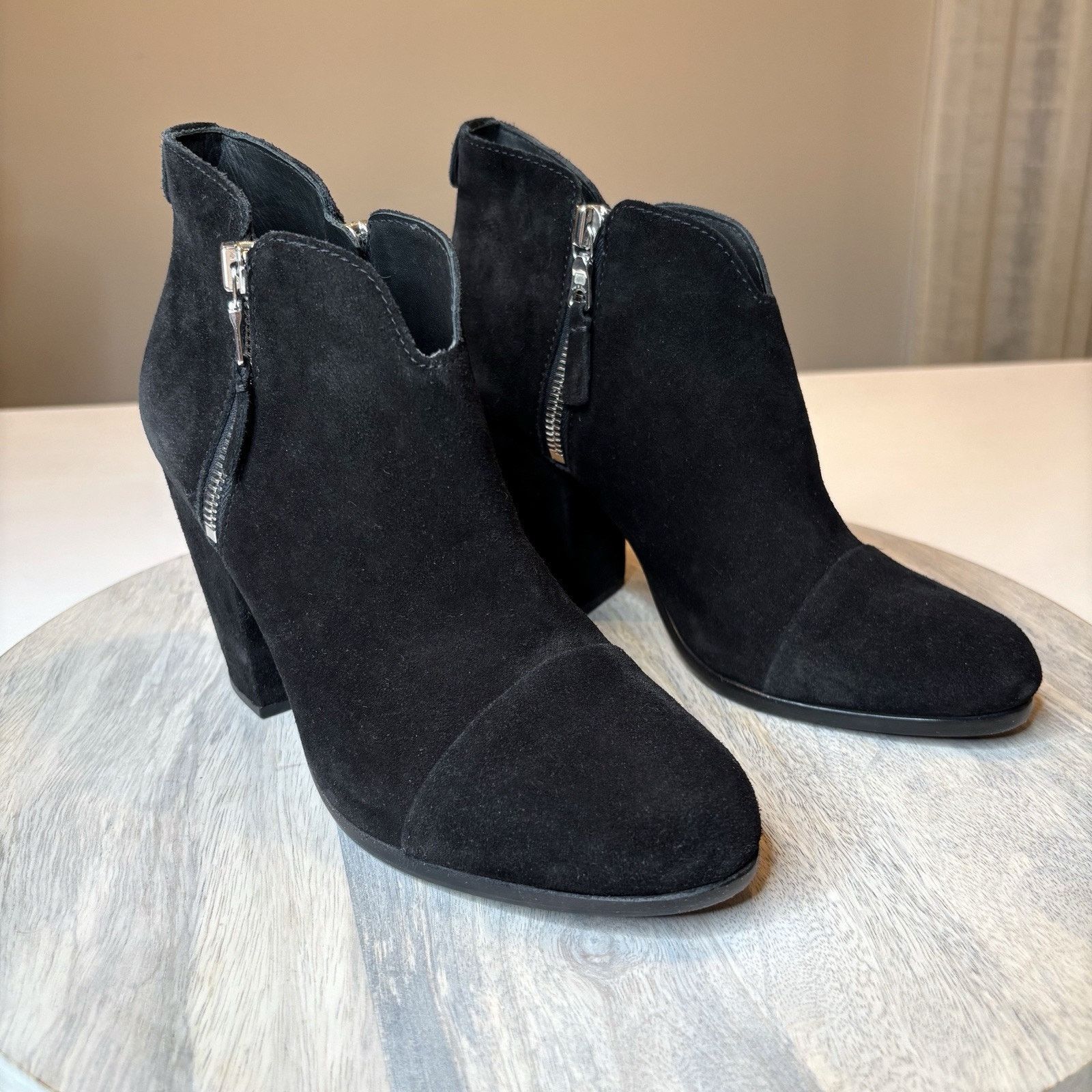 Rag & Bone Rag & Bone Margot Black Suede Ankle Boots US Size 7 EU 37.5 Size US 7 / IT 37 - 2 Thumbnail