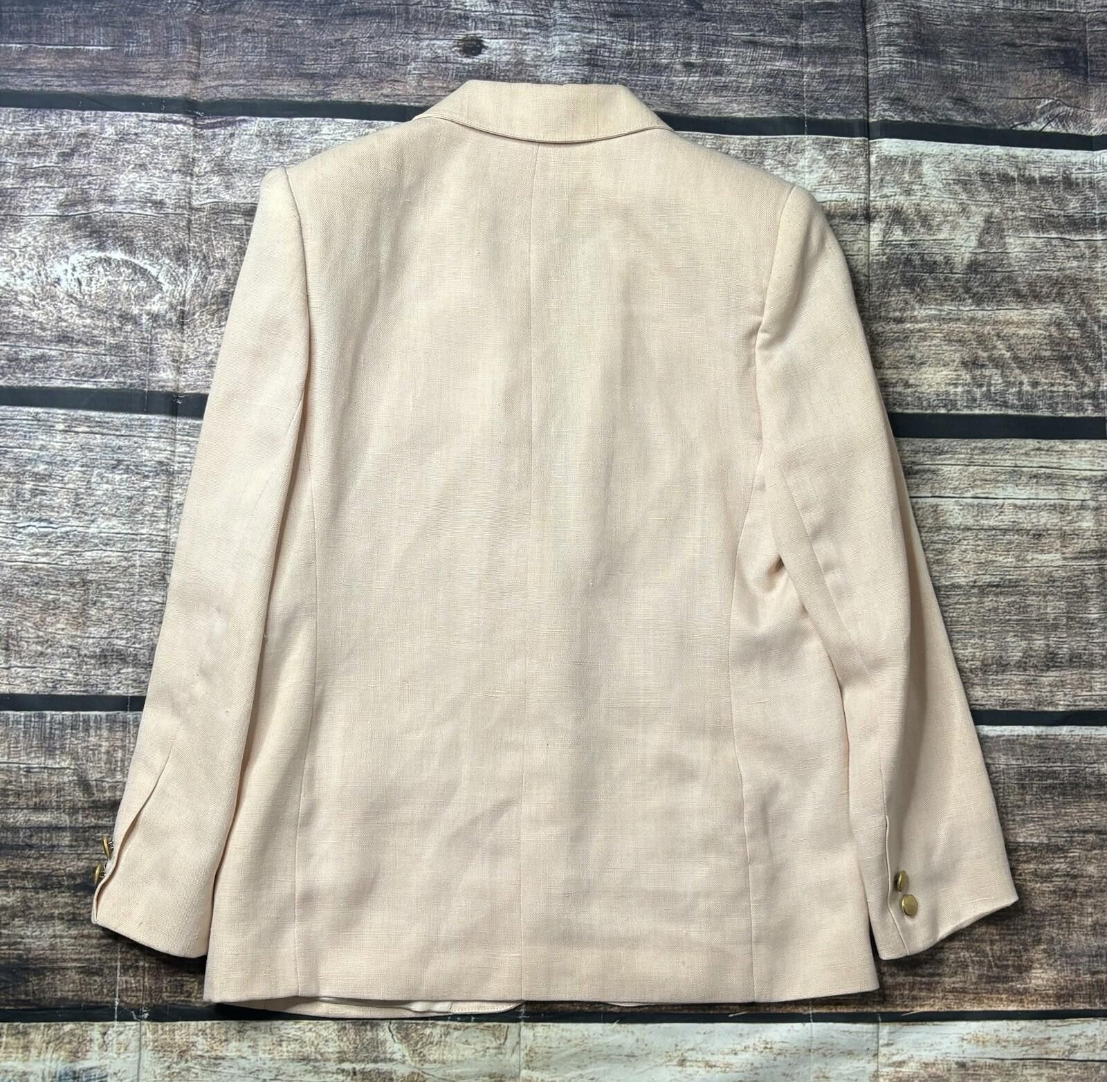 Other VTG Giorgio Sant Angelo Blazer Jacket Women's Size 10 Linen Size L / US 10 / IT 46 - 4 Thumbnail