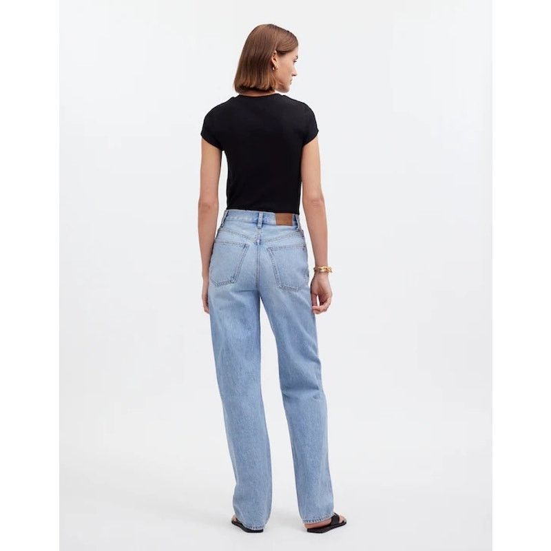 Madewell Madewell Baggy Straight Jeans in Paxton Wash Size 31 Size 31" - 3 Thumbnail
