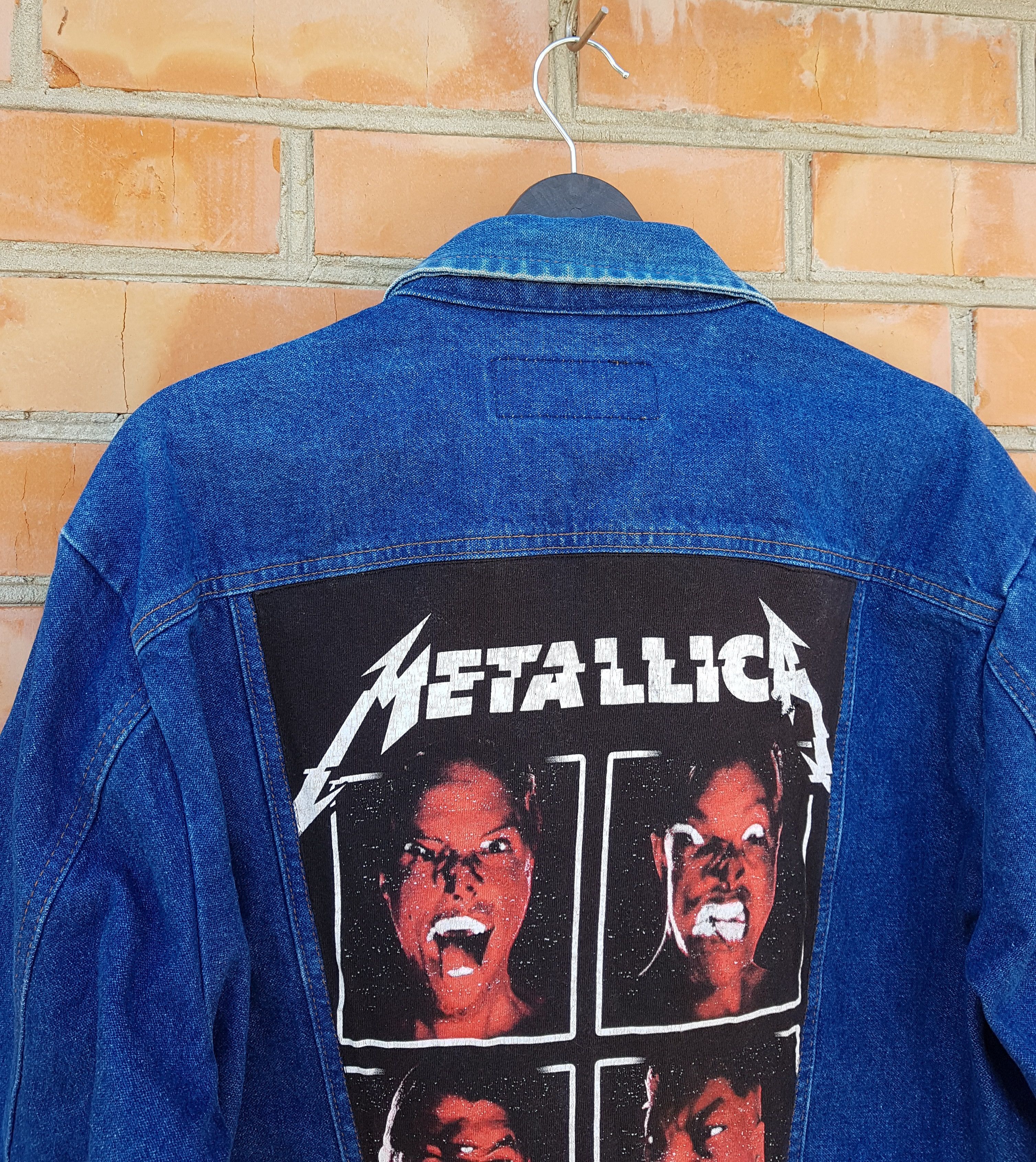Wrangler Metallica WorldWired Vintage Wrangler Denim Jean Jacket sz L Size US L / EU 52-54 / 3 - 6 Thumbnail