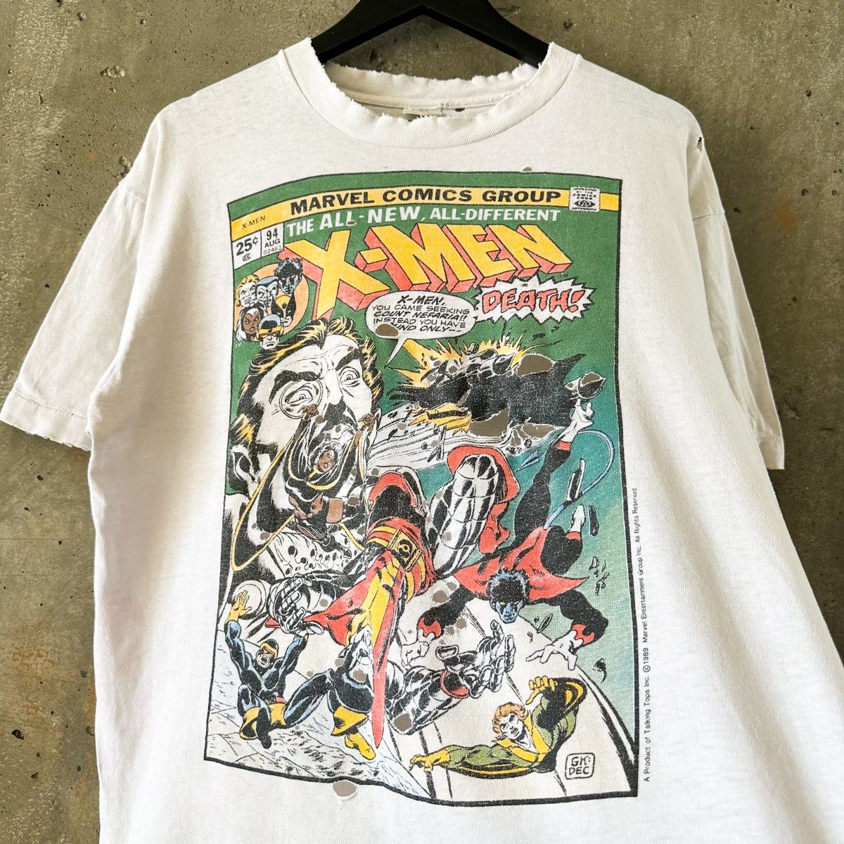 Marvel Comics 90’s THRASHED X-MEN COMICS T-Shirt Size US L / EU 52-54 / 3 - 3 Thumbnail
