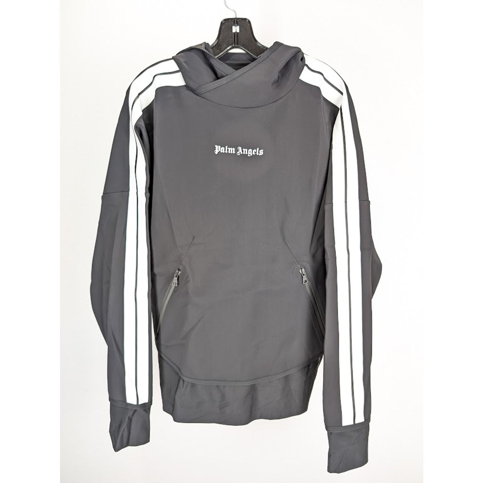 Palm Angels o1rshd1 Q:2 / Performance Hoody Hoodie in Black/White Medium Size US M / EU 48-50 / 2 - 1 Thumbnail
