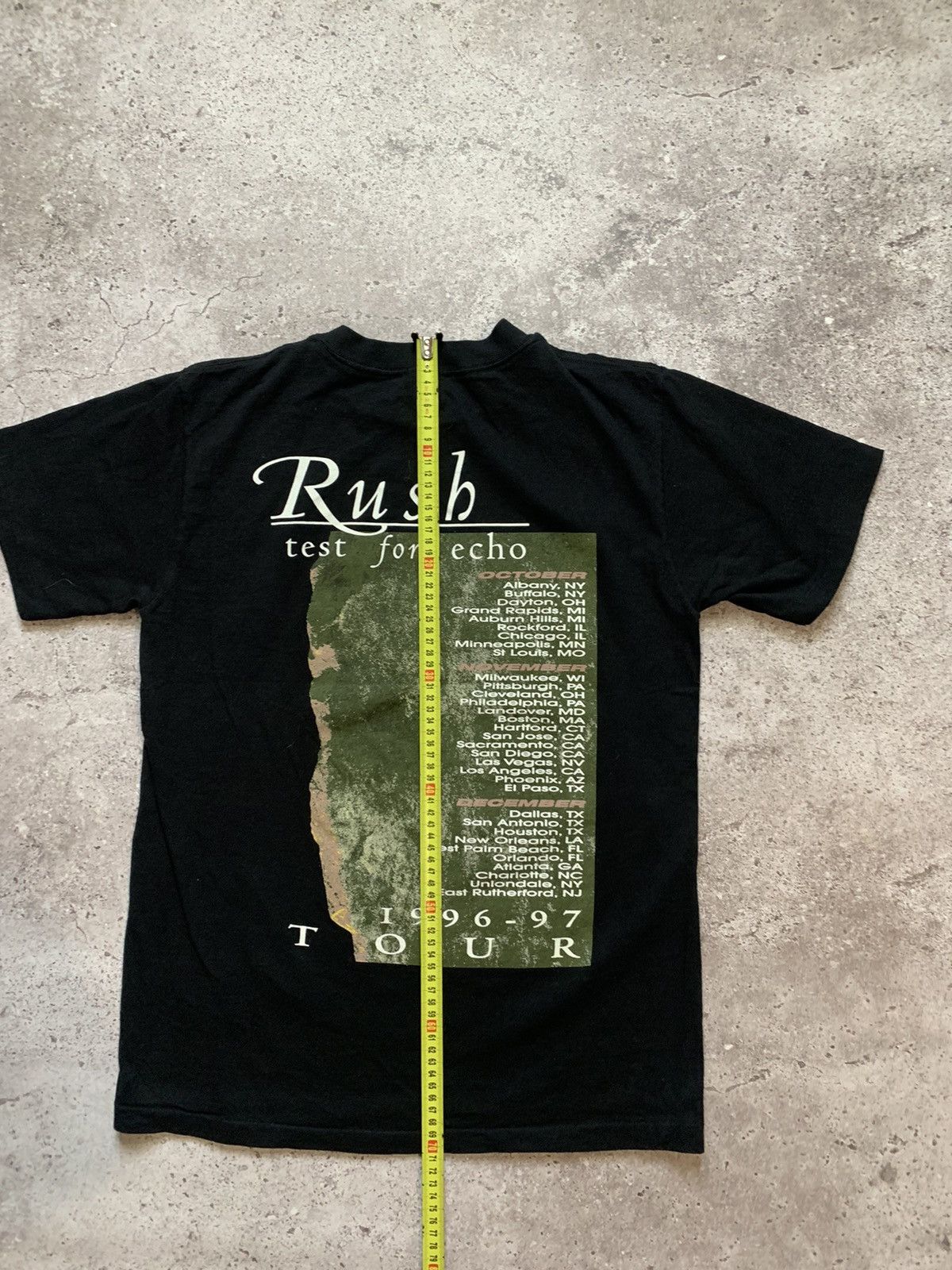 Band Tees Vintage Rush 1996-1997 Band Tour T Shirt Test for Echo Size US M / EU 48-50 / 2 - 7 Thumbnail