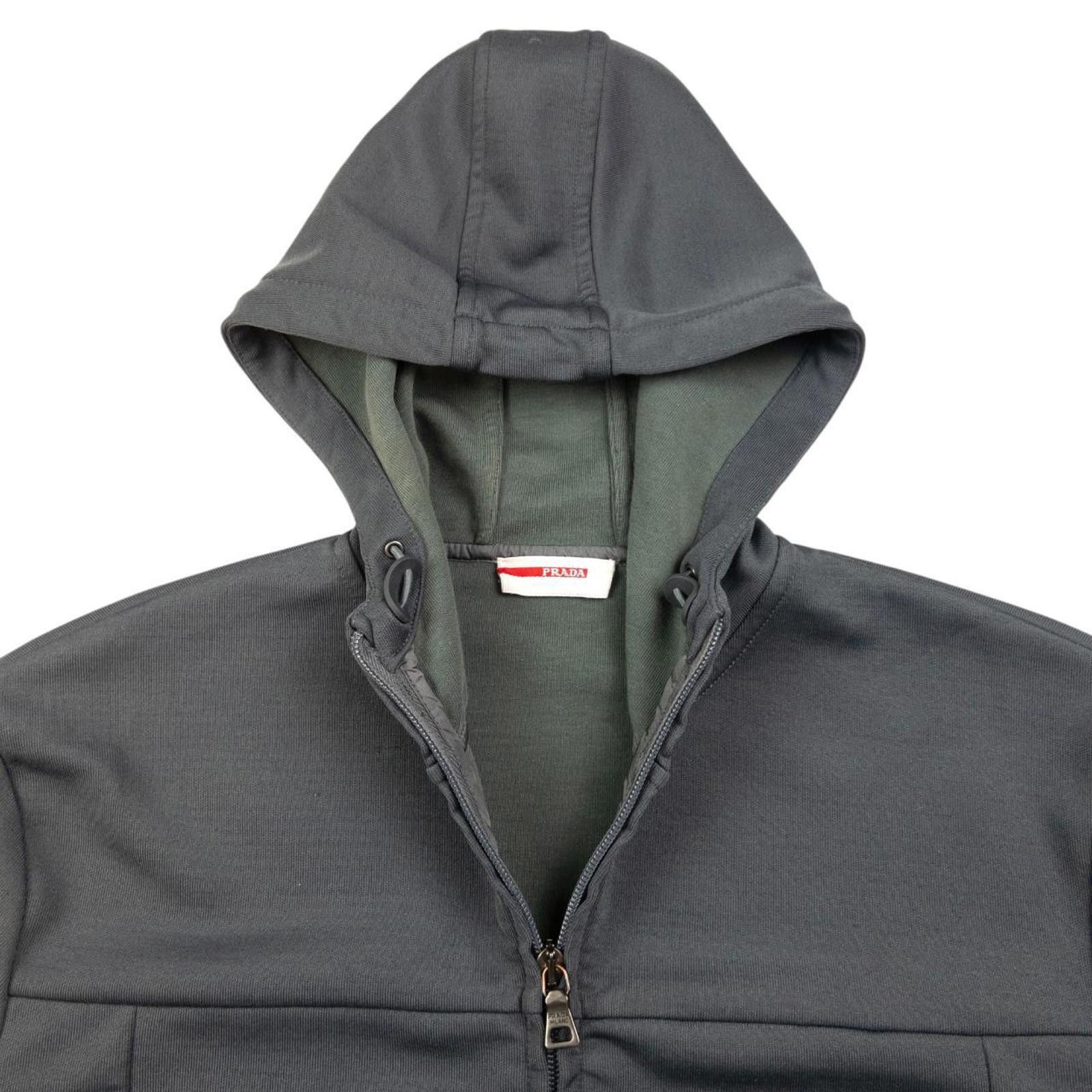 Prada Vintage Prada Sport Zip Up Hoodie Size M Size US S / EU 44-46 / 1 - 4 Thumbnail
