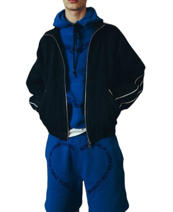 Le Pere DENIM TRACK S Wrinkled Black Full Zip Lightweight 86570 Size US S / EU 44-46 / 1 - 3 Thumbnail