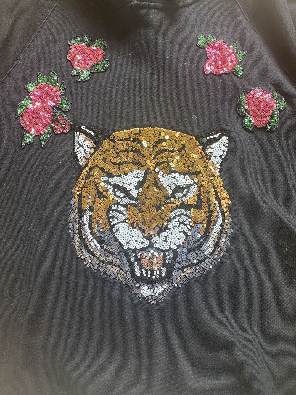 Gucci Gucci Blind for Love Sequin Tiger Hoodie Size US L / EU 52-54 / 3 - 2 Thumbnail