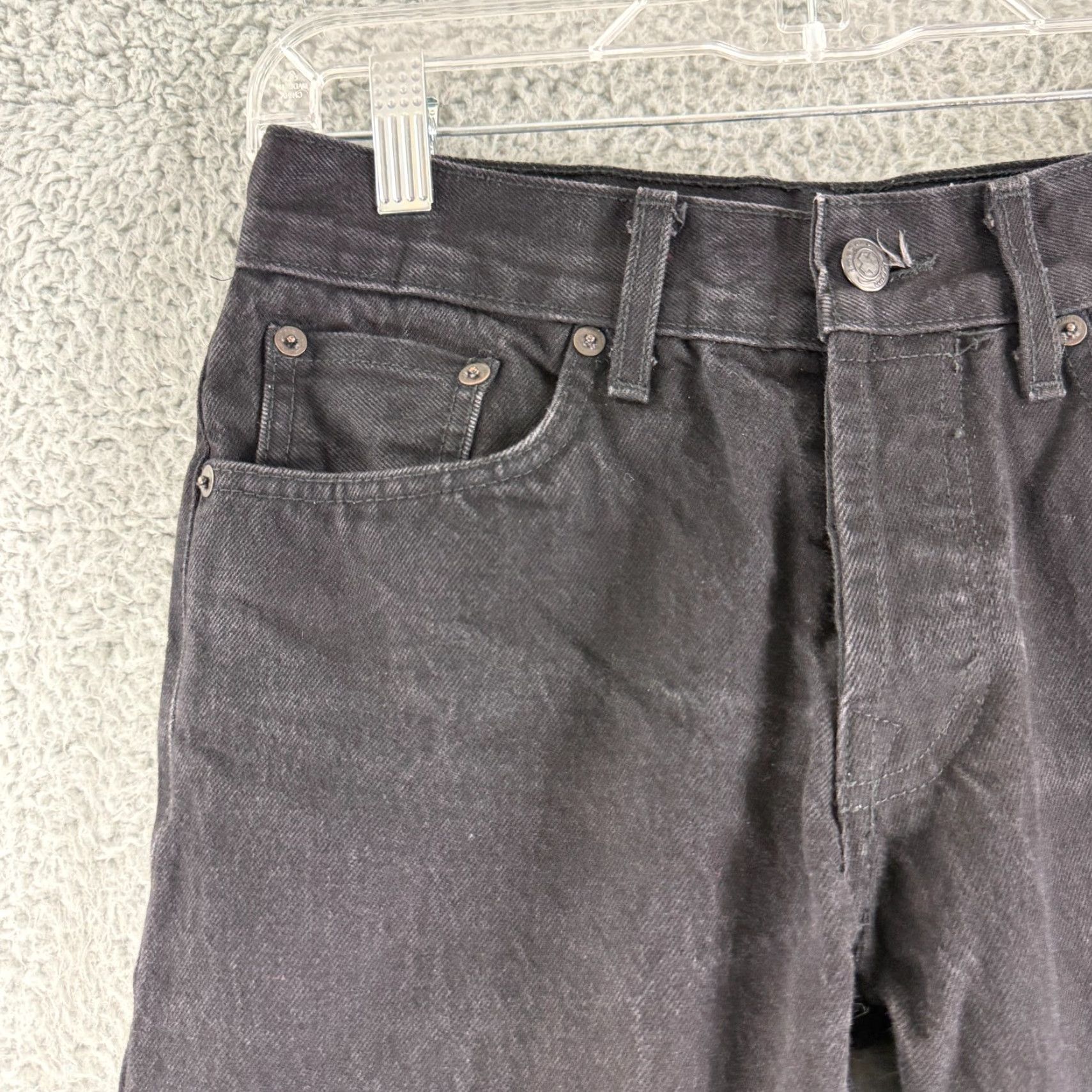 Imogene + Willie Imogene + Willie Henry Jeans Mens 27 Black Denim Selvedge Vidalia Mills USA Made Jeans Size US 27 - 5 Thumbnail