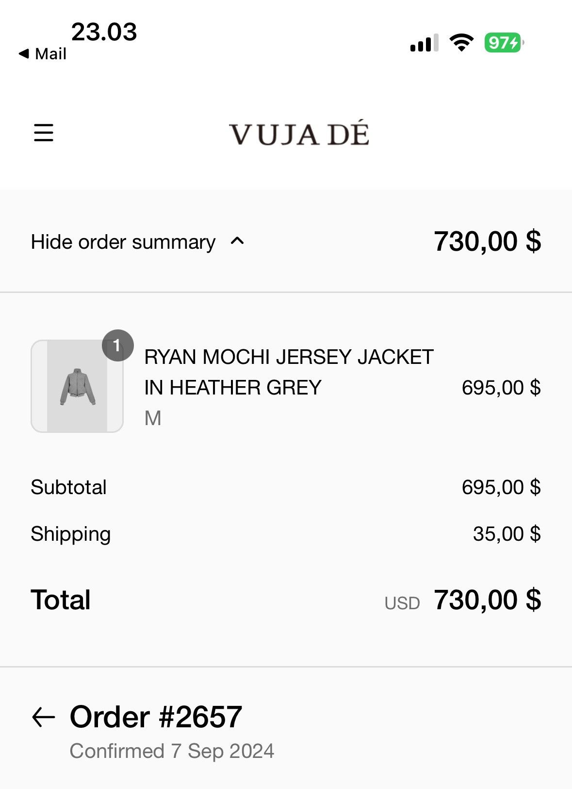 Vuja De Ryan Mochi Jersey Blouson Size US M / EU 48-50 / 2 - 7 Thumbnail