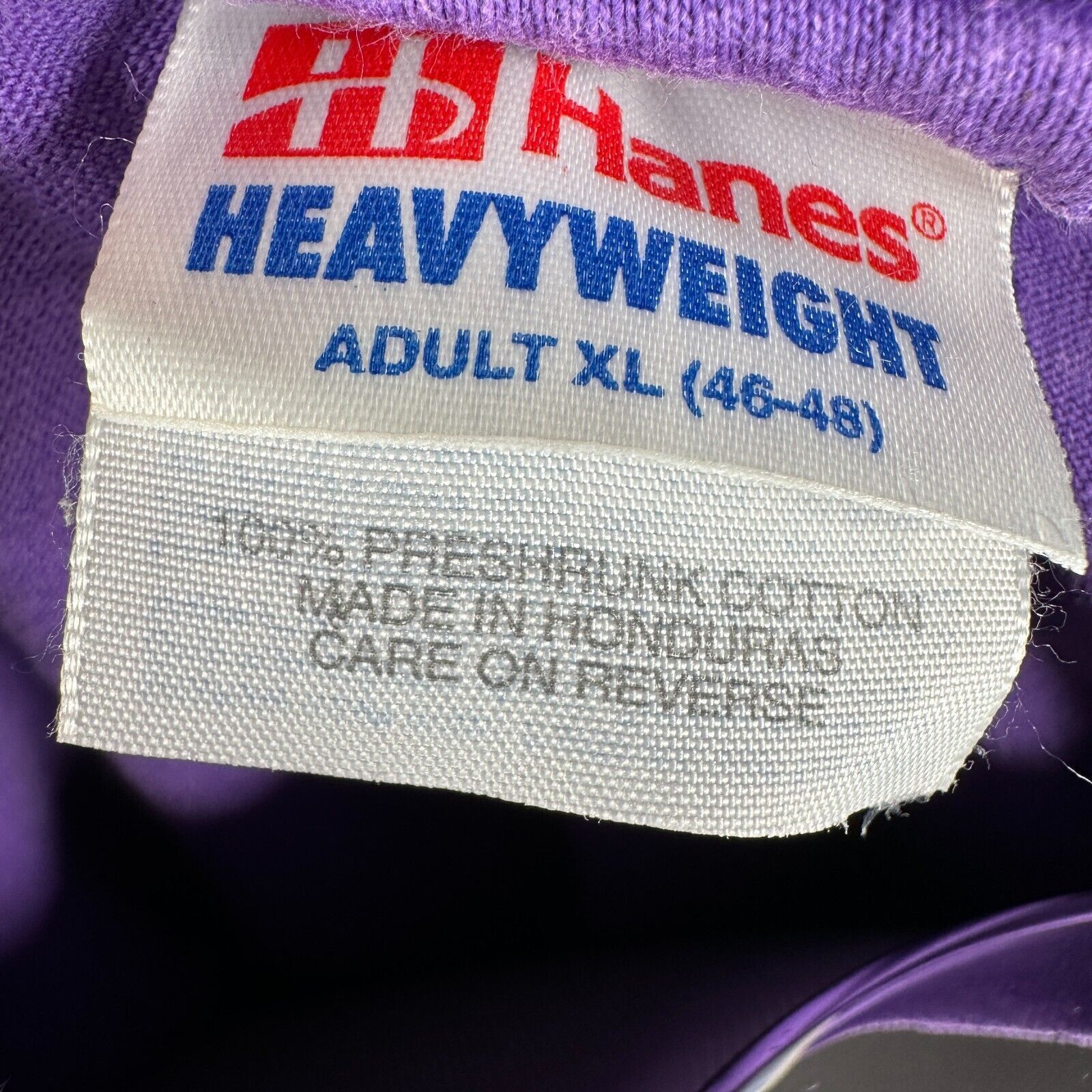 Hanes Vintage Frutopia Tic Tac Toe T-Shirt XL Purple Crew Neck 90s Size US XL / EU 56 / 4 - 8 Thumbnail