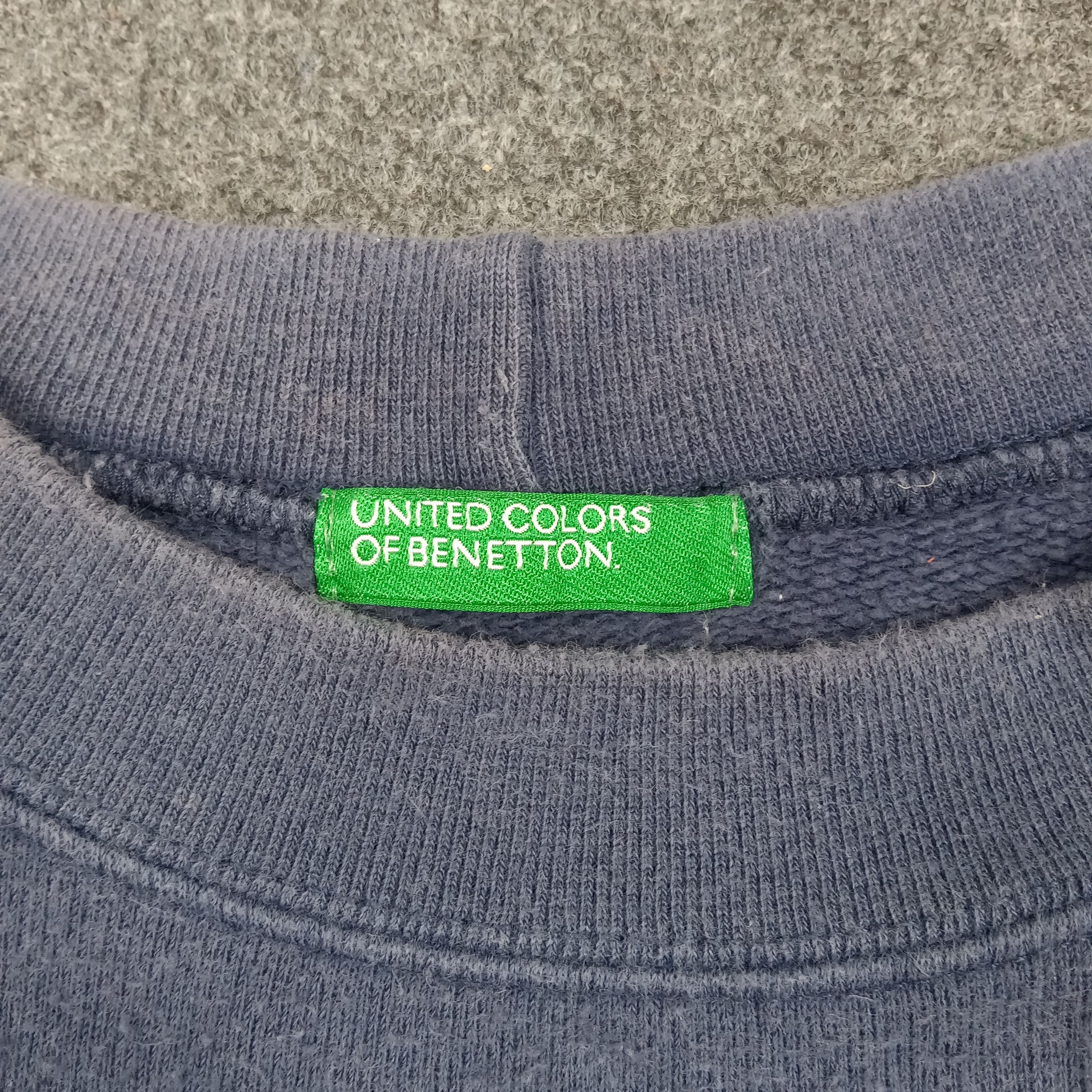 Benetton United Colors of Benetton Oversized Sweatshirt C291N20 Size US XL / EU 56 / 4 - 3 Thumbnail