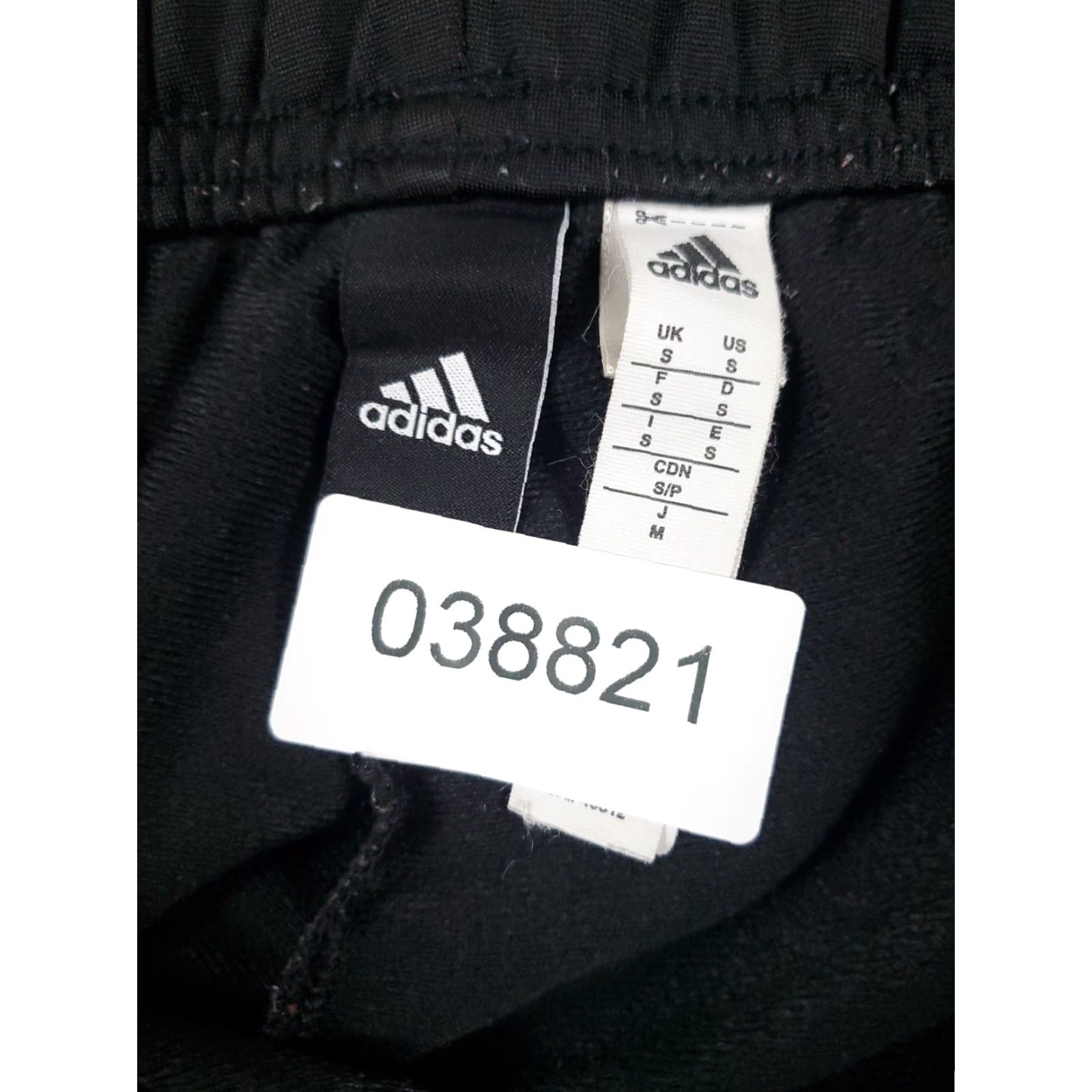 Adidas Adidas Pants Mens Small Black Running Track Sweatpants Joggers Size US 29 - 8 Thumbnail