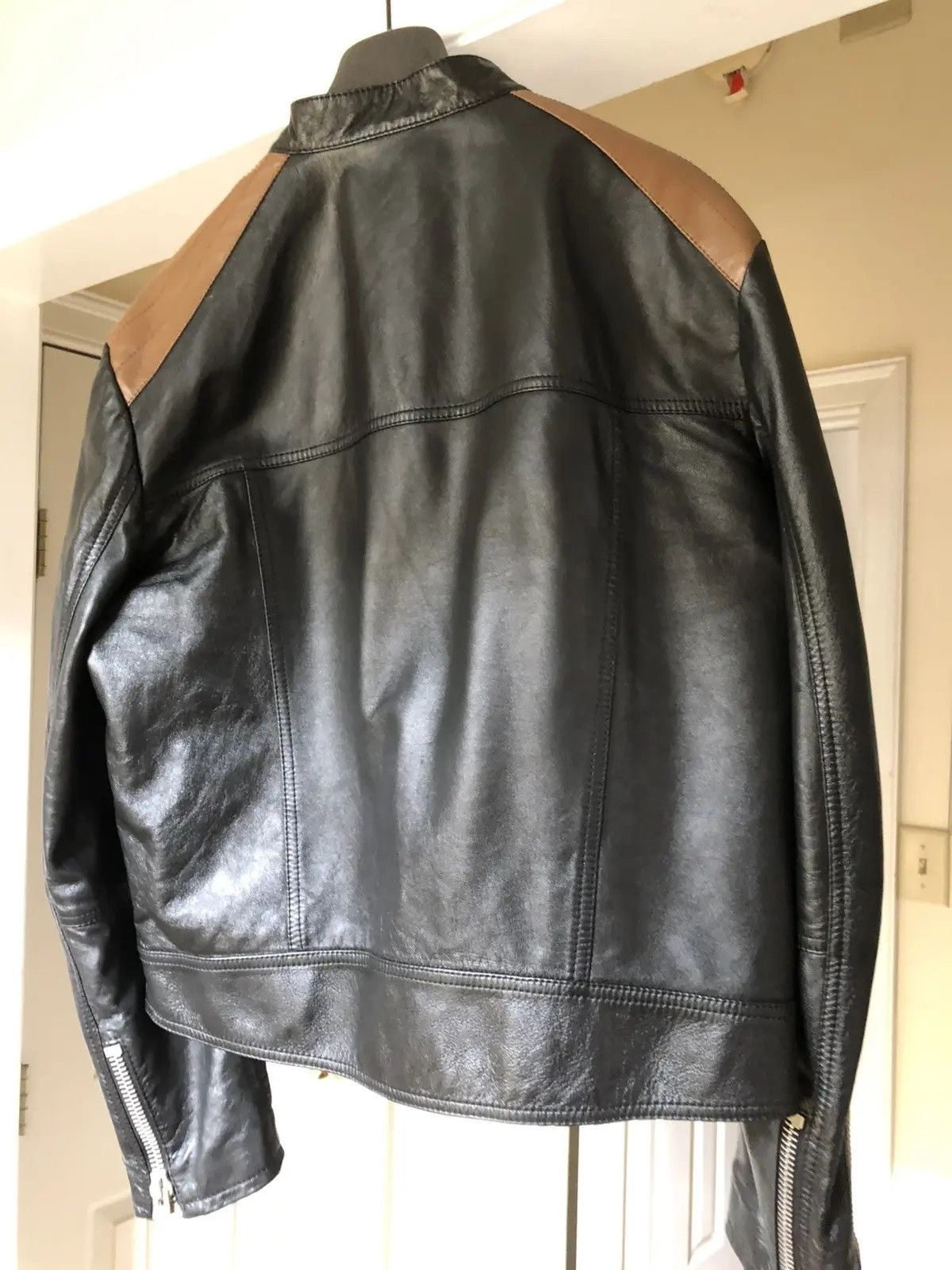 Celine Celine Racer Lambskin Leather Jacket Size US M / EU 48-50 / 2 - 2 Thumbnail