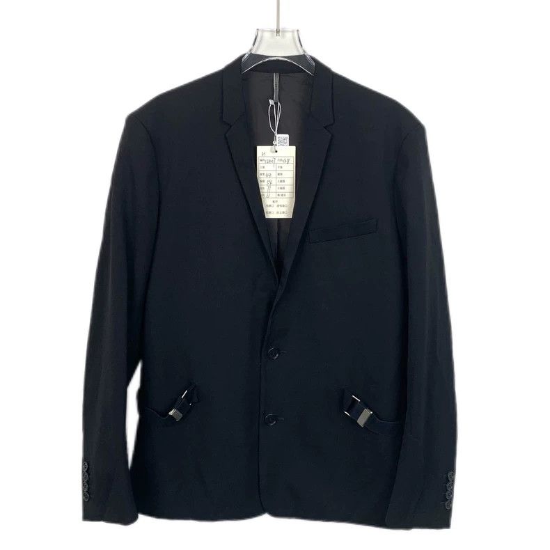 Dior Dior Black wool lapel long-sleeved suit 2501-Nextarrow Size 48R - 1 Thumbnail