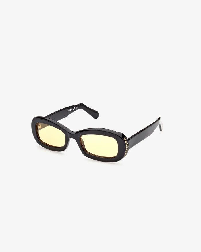 GCDS !DS! SS23 GCDS GD0027 01E Oval Black Sunglasses Size ONE SIZE - 2 Thumbnail
