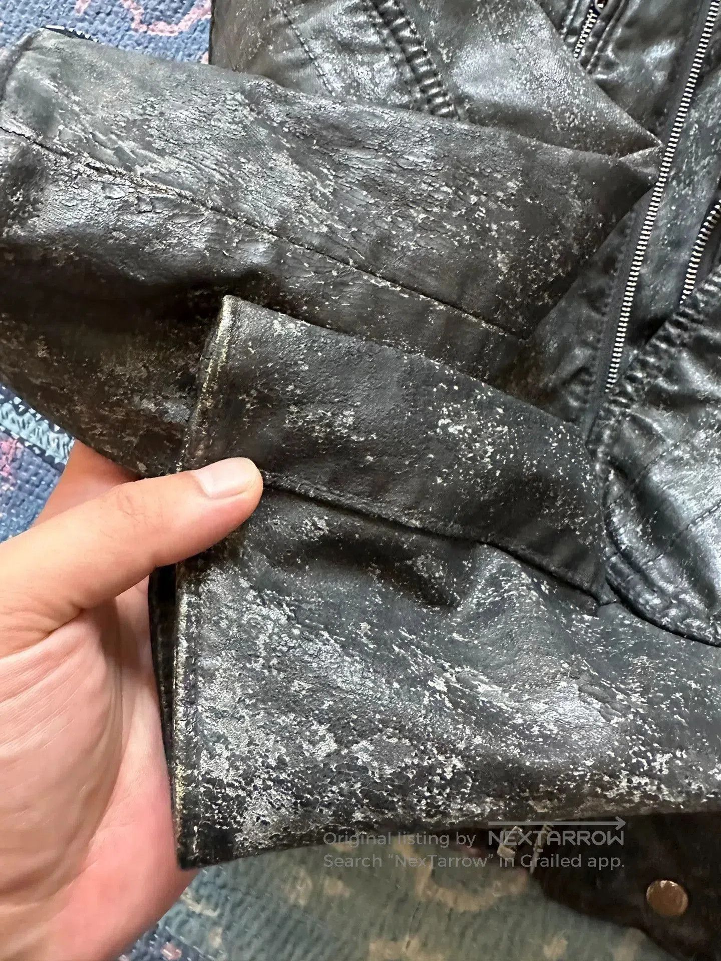 RRL Ralph Lauren distressed denim printed tiger jacket. Size US L / EU 52-54 / 3 - 8 Thumbnail