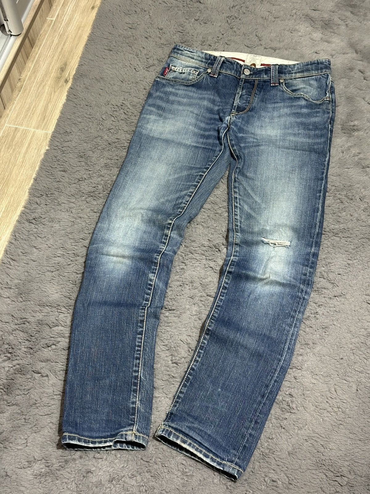 Other Vintage Sartoria Tramarossa "Leonardo" Selvedge Denim Pants Size US 31 - 1 Thumbnail