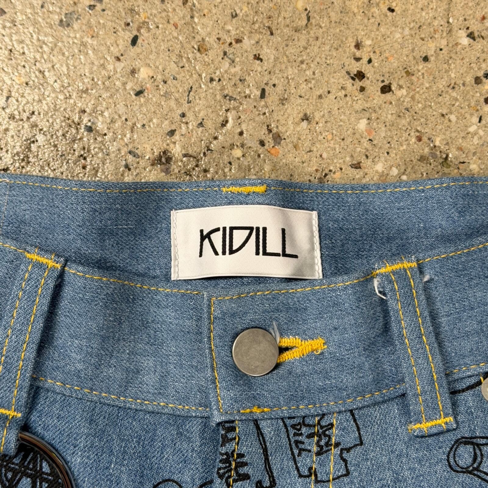 KIDILL Kidill Eye Denim Shorts Size US 32 / EU 48 - 9 Thumbnail