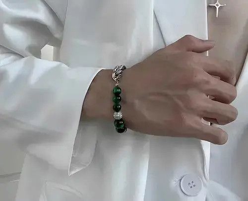 Japanese Brand Vintage green opal bracelet Size ONE SIZE - 4 Thumbnail