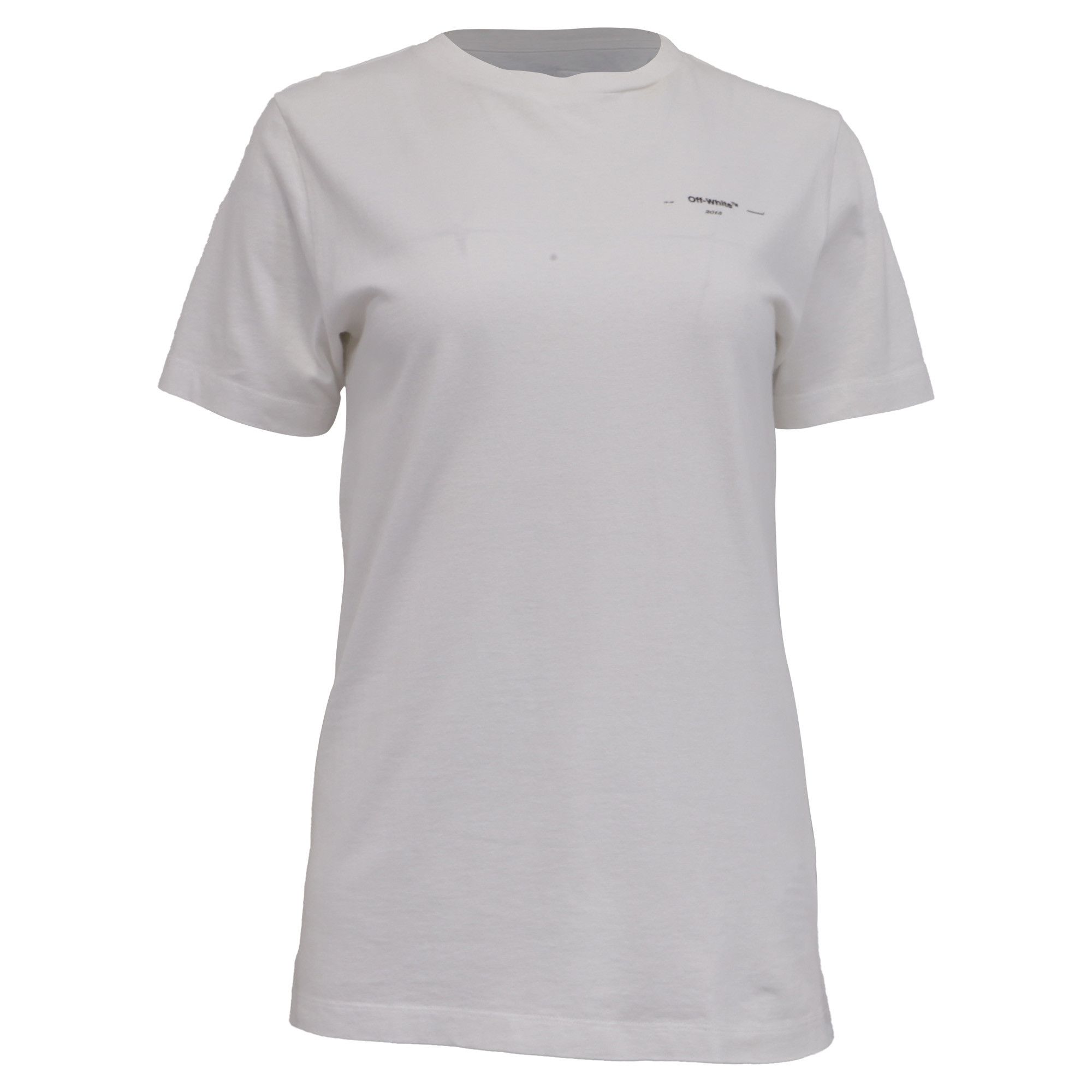 Off-White Off-White 2013 Logo-Print T-Shirt in White Cotton Size US M / EU 48-50 / 2 - 1 Thumbnail