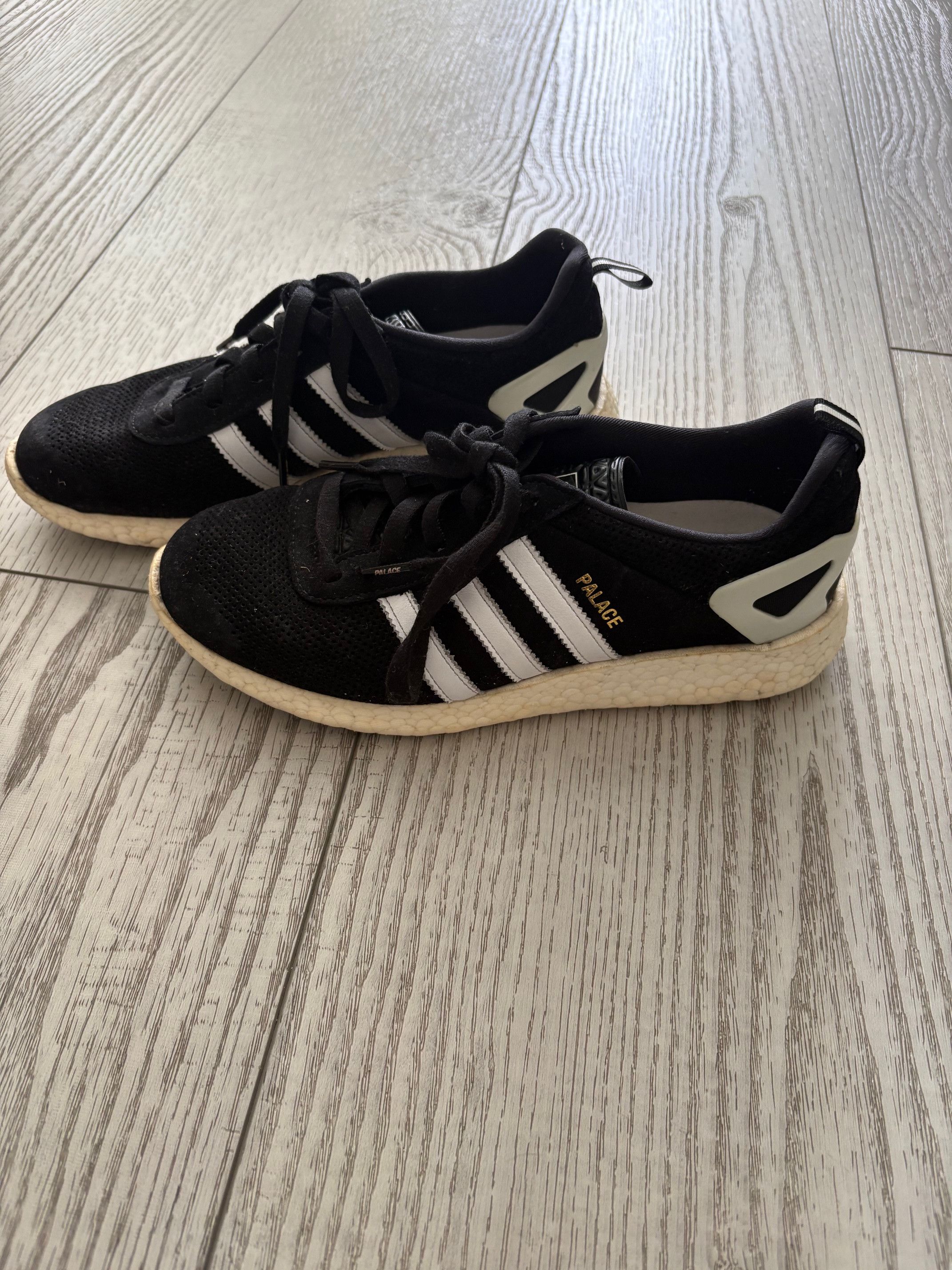 Adidas adidas Palace Pro Boost Core Black White Gold Size US 5.5 / EU 38 - 1 Thumbnail