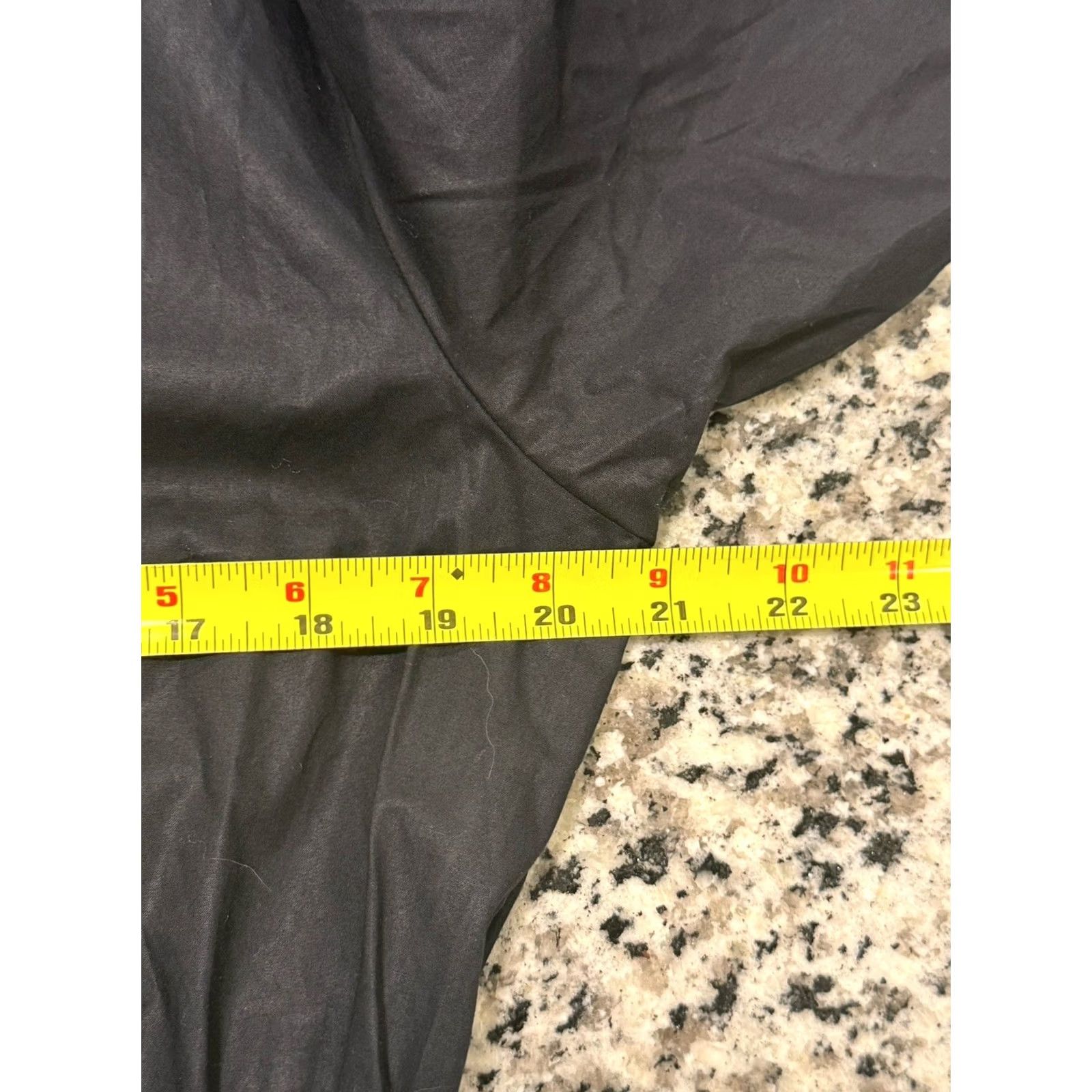 Vintage NWT Cara Cara Hutton Midi Dress Black Puff Sleeve Cotton Poplin XS Womens Size XS / US 0-2 / IT 36-38 - 3 Thumbnail