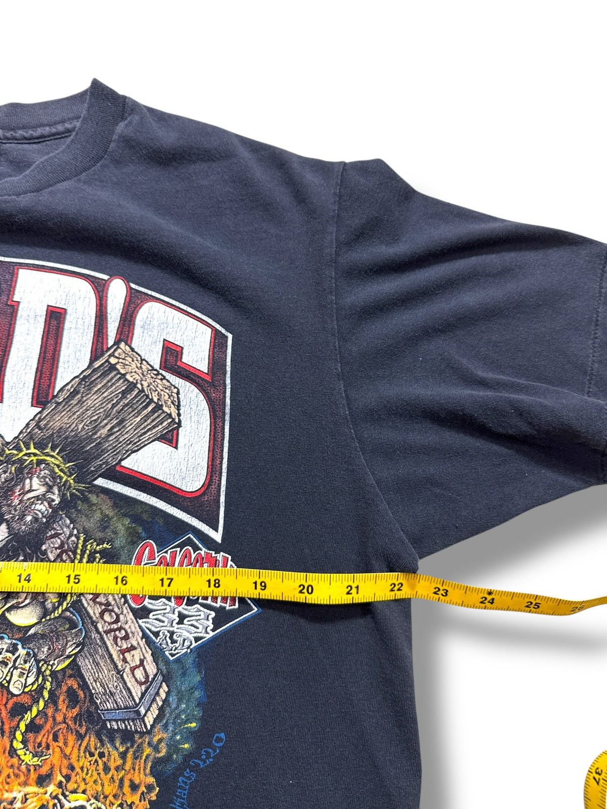 Vintage *RARE* VINTAGE 1995 90s LORD’S GYM GOD BODYBUILDING T-SHIRT Size US L / EU 52-54 / 3 - 4 Thumbnail