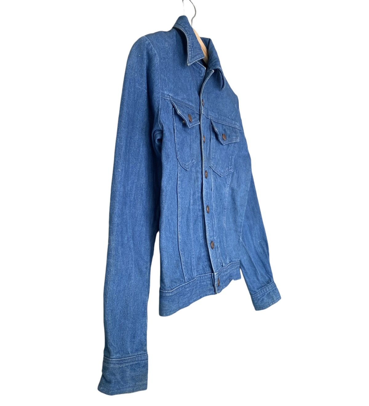 Vintage Vintage BLUE WAY Boys Denim Jacket Button Size US XXS / EU 40 - 7 Thumbnail