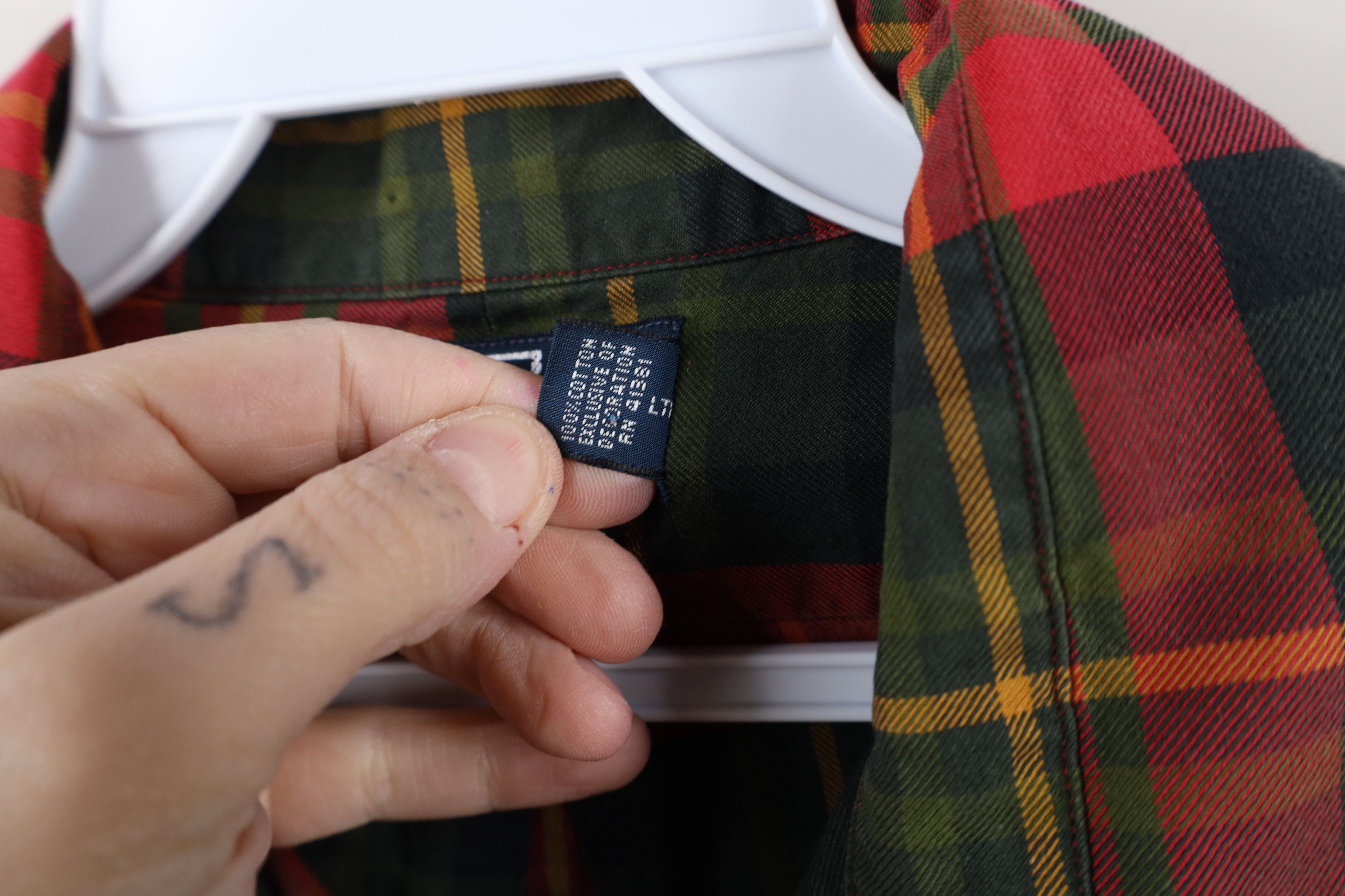 Polo Ralph Lauren Vintage 90s Ralph Lauren Rainbow Plaid Flannel Button Shirt Size US M / EU 48-50 / 2 - 7 Thumbnail
