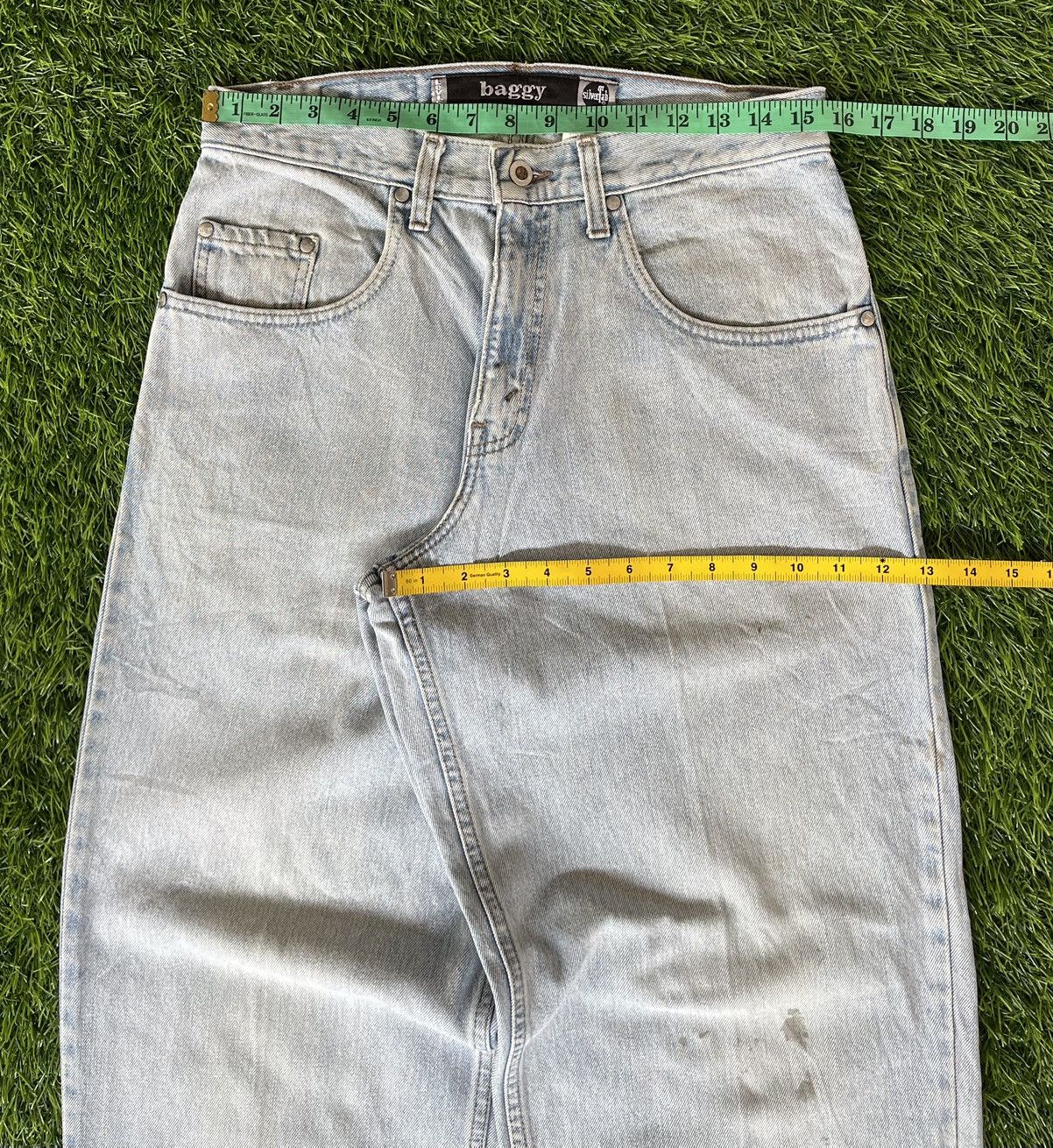Levi's Vintage’90s🔥LEVI’S SILVERTAB🔥WASHED Denim BAGGY JEANS Size US 31 - 3 Thumbnail