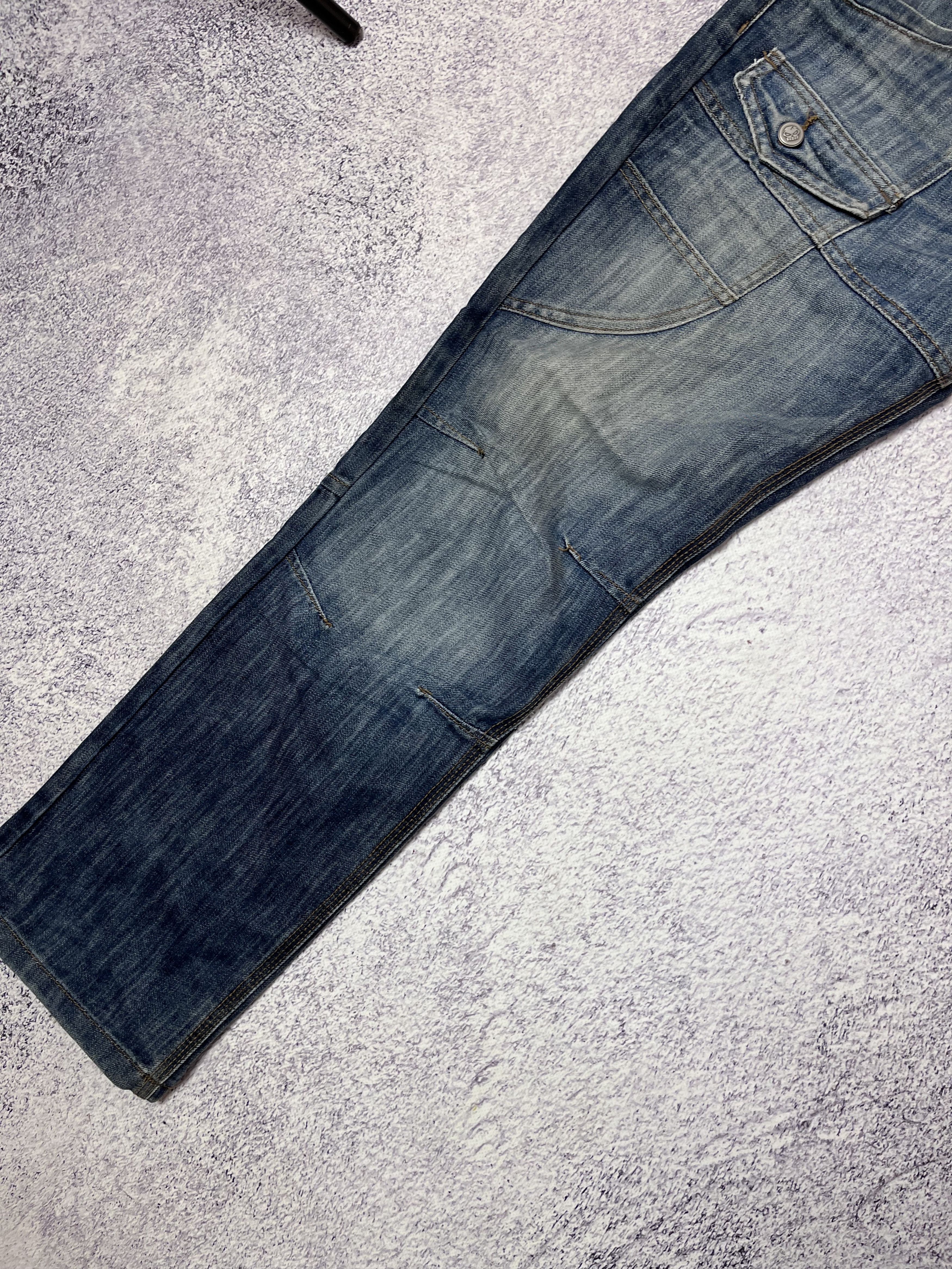 Japanese Brand Men’s cargo pants No Face size 32 Japan Y2K Size US 32 / EU 48 - 4 Thumbnail